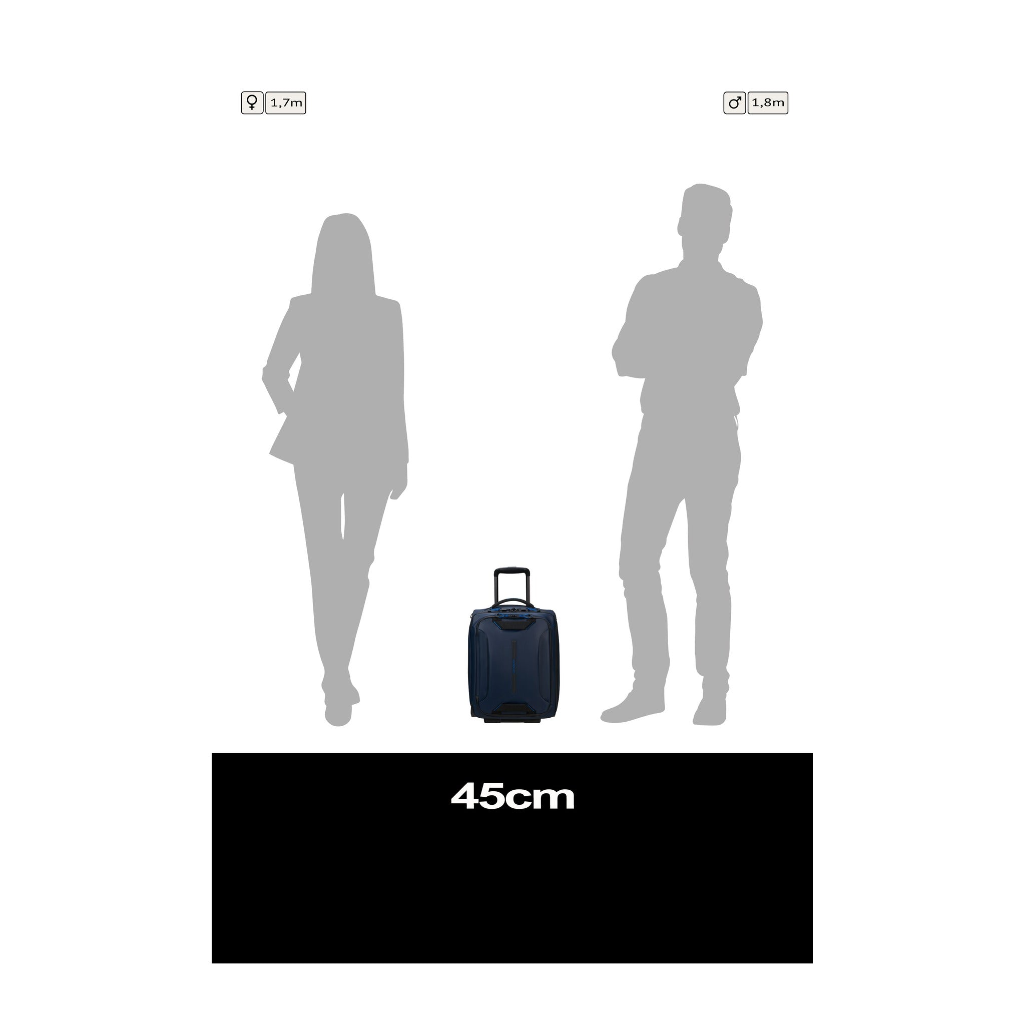 SAMSONITE ECODIVER DUFFLE/WH 45 UNDERSEAT