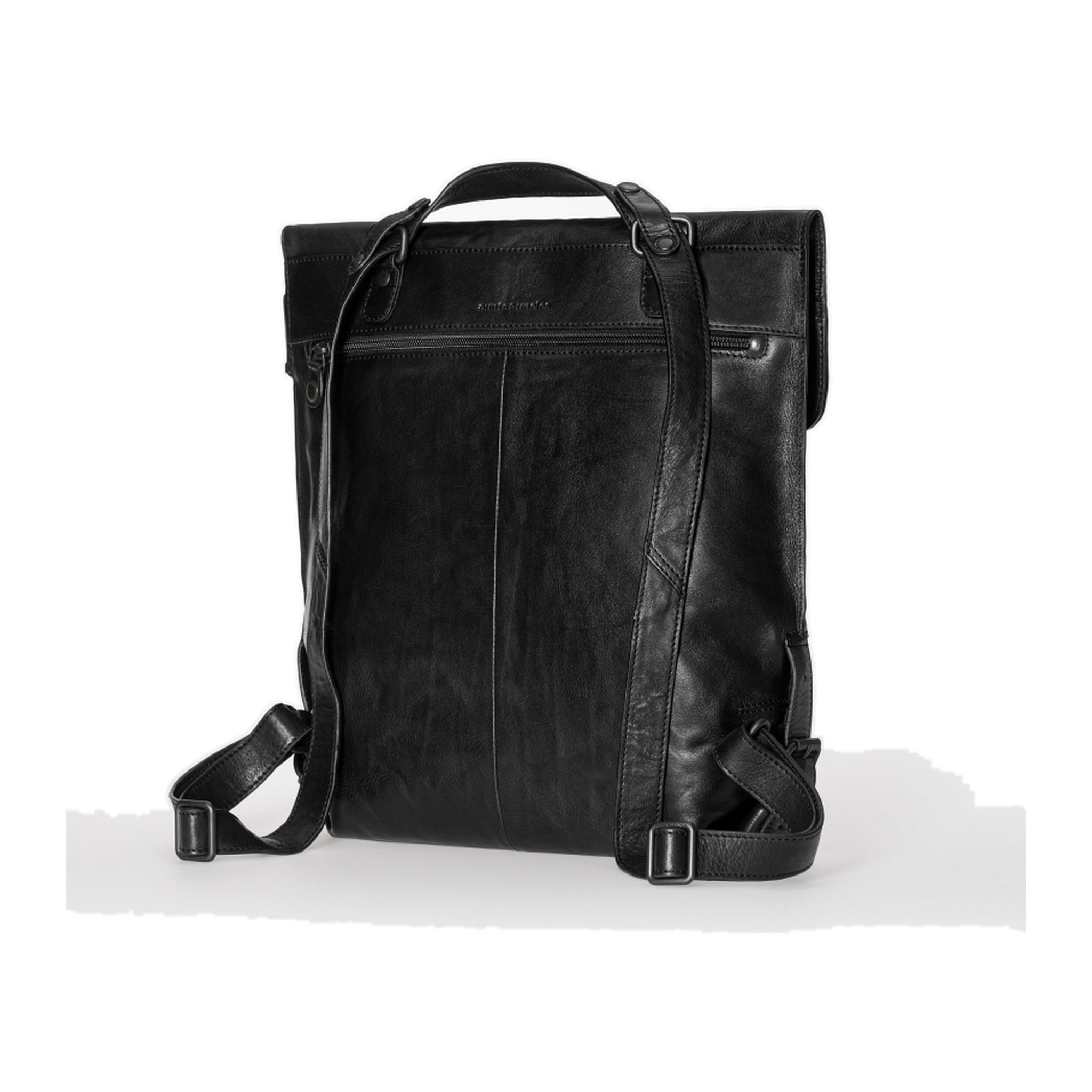 a&u Mrs. Apple Strudel Rucksack multif. black smoke "Grandma´s Luxury Club"