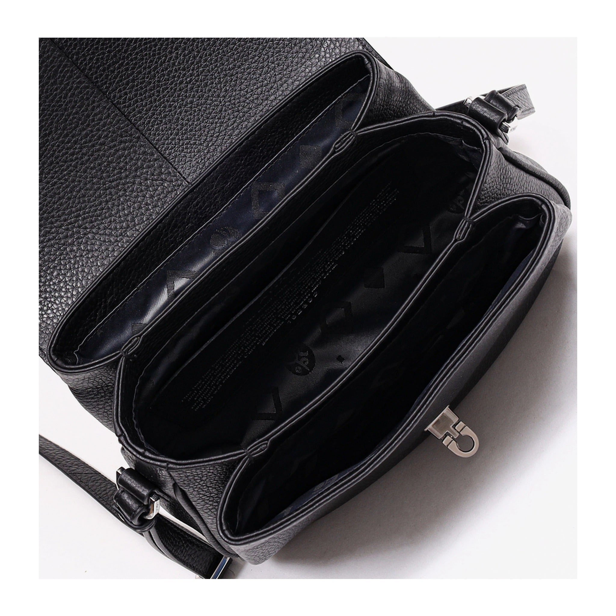 ADAX Cormorano Überschlagtasche LEAH Black