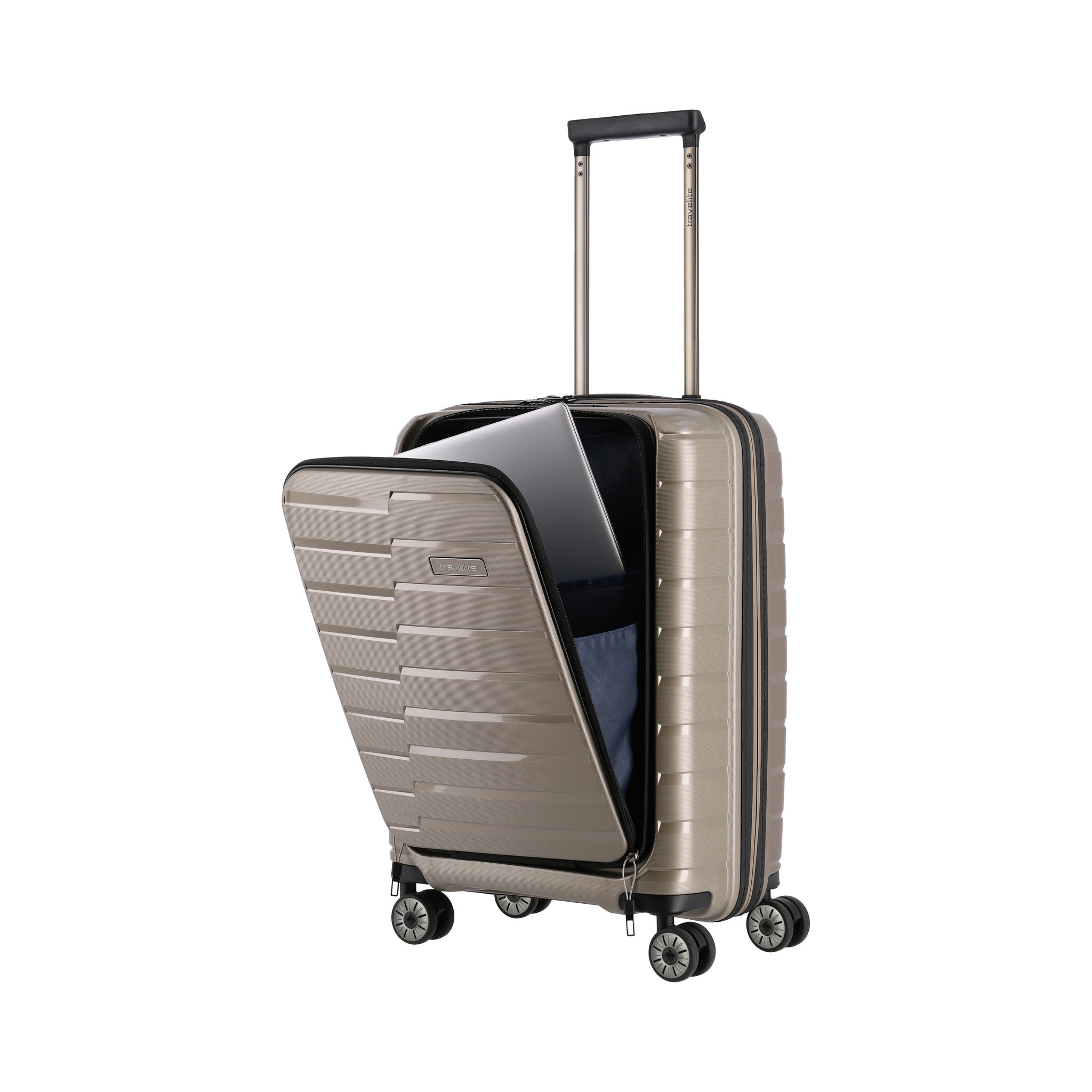 Travelite AIR BASE Trolley 4w S Front Pocket