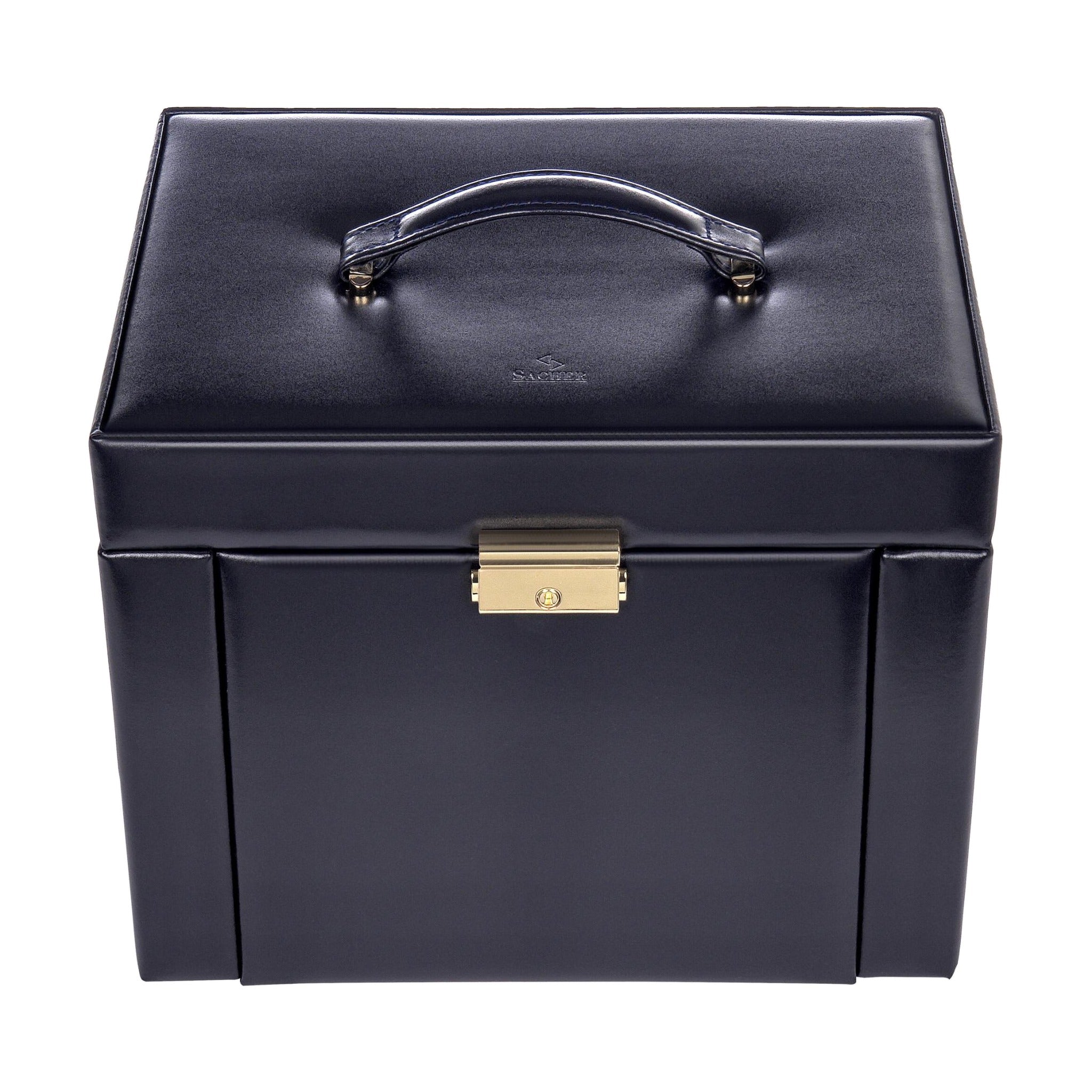 SACHER Schmuckkoffer MARTA Leder navy