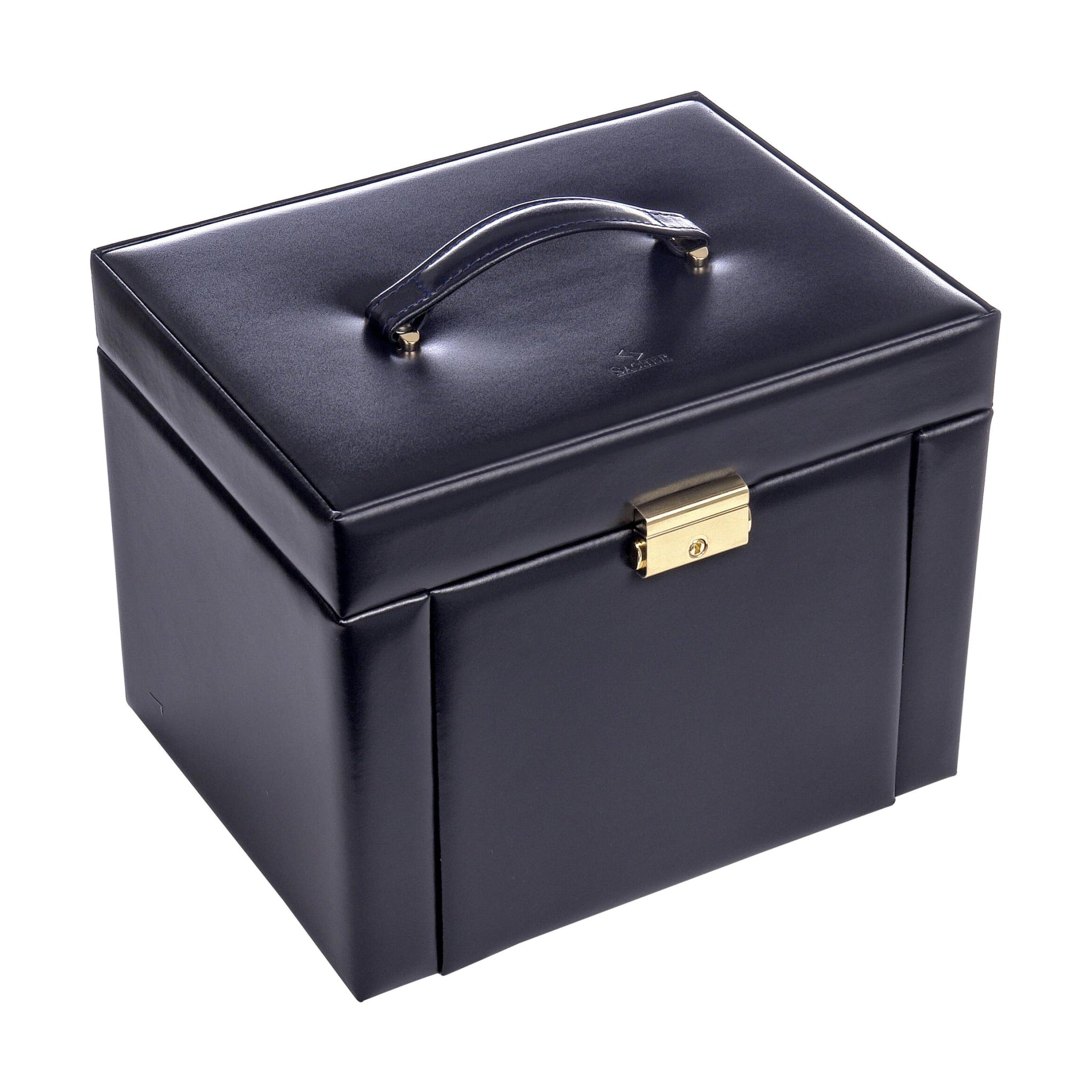 SACHER Schmuckkoffer MARTA Leder navy
