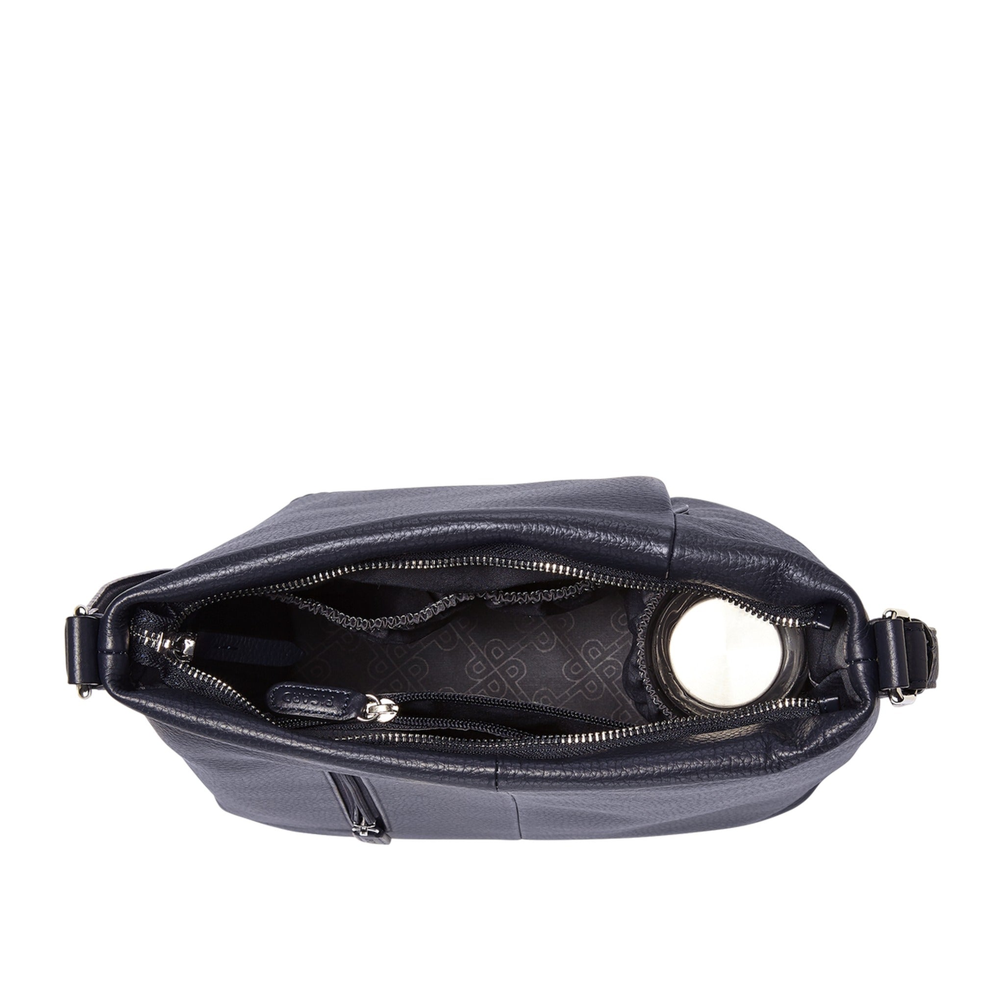 PICARD PURE Reißverschlusstasche Leder OZEAN