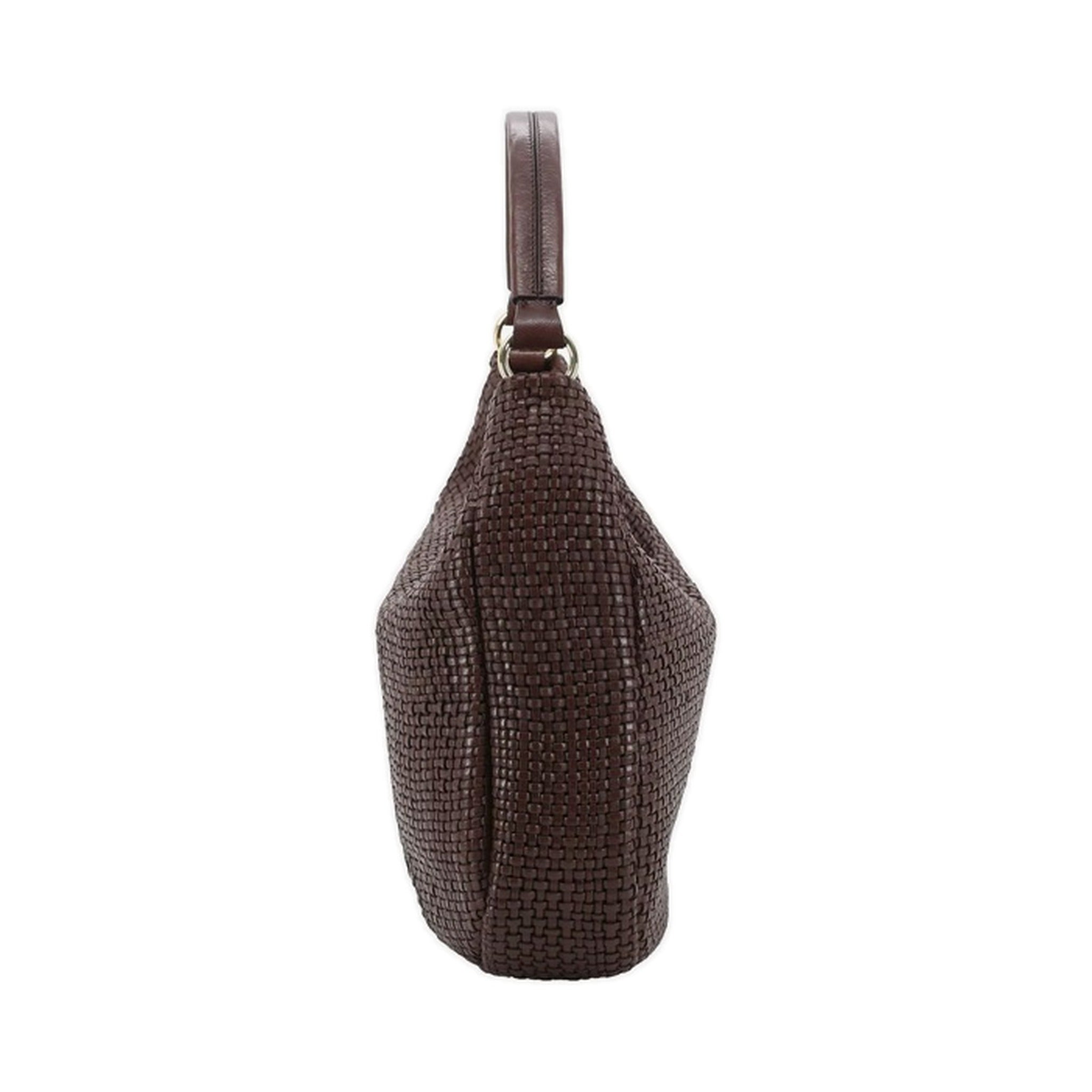 ABRO Beutel MIA small Leder Mini Eleonor dunkelbraun