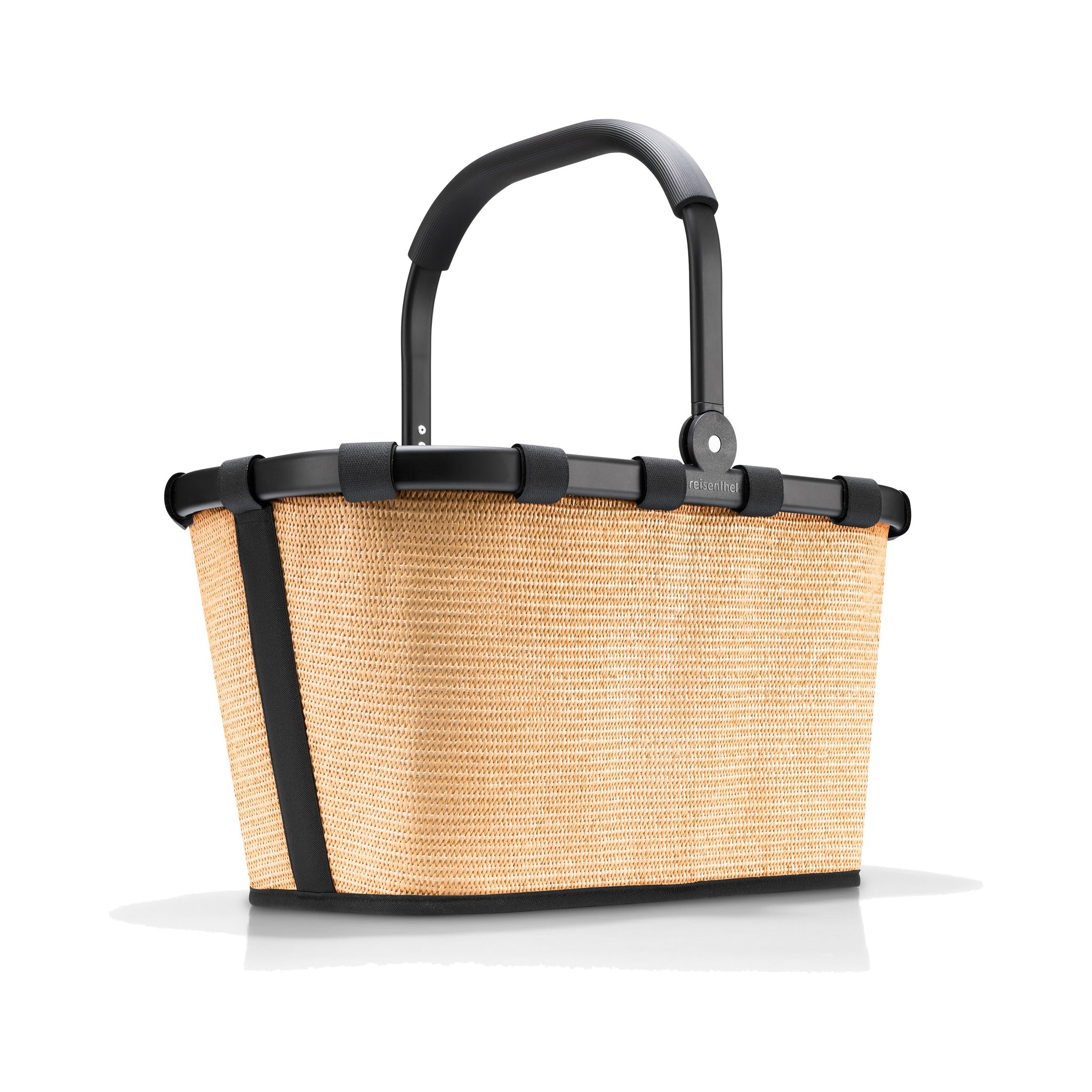 Reisenthel carrybag frame raffia black