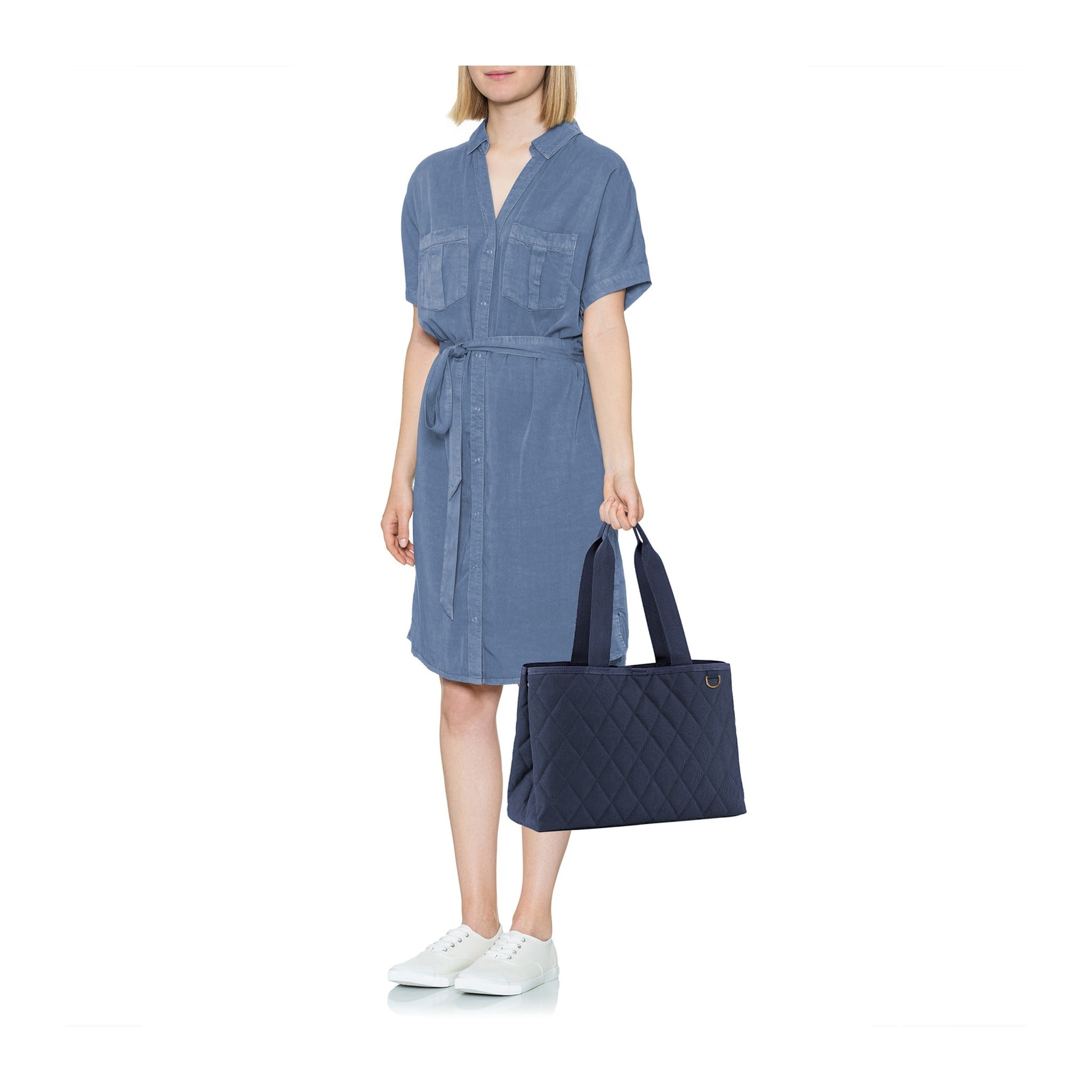 Reisenthel classic shopper L rhombus blau