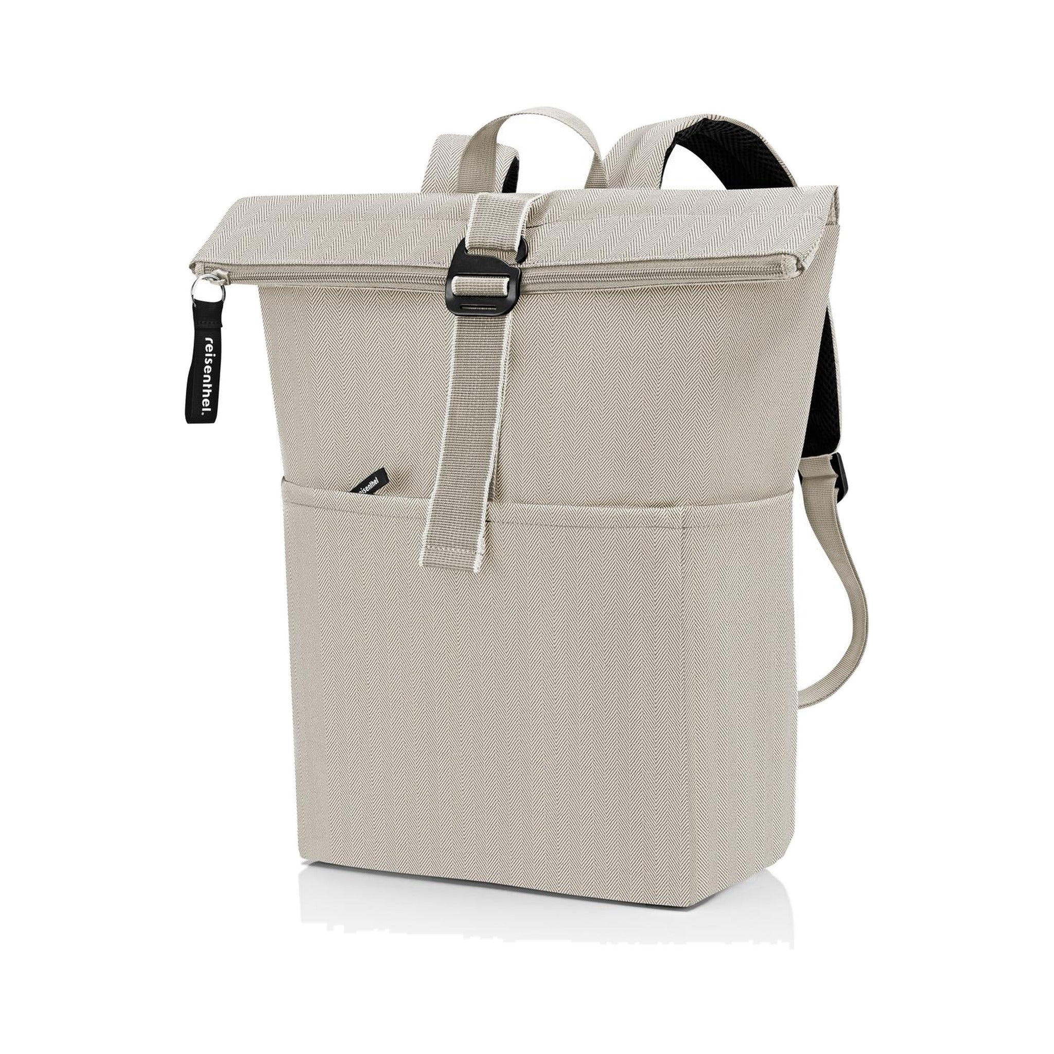 Reisenthel rolltop backpack herringbone