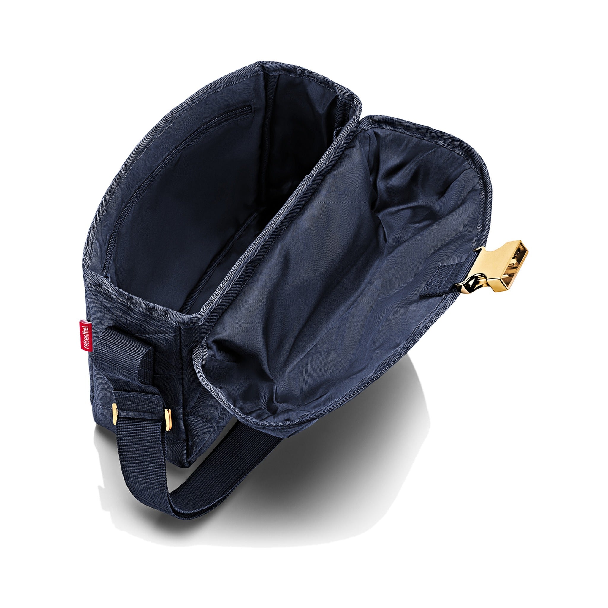 Reisenthel saddle bag M rhombus midnight gold