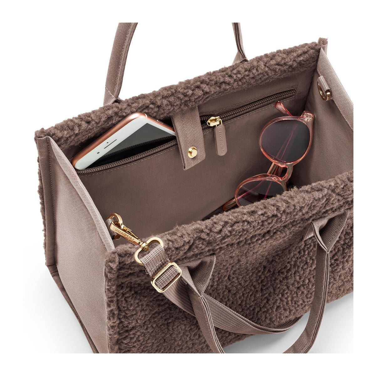 Reisenthel daily shopper XS teddy chocolate