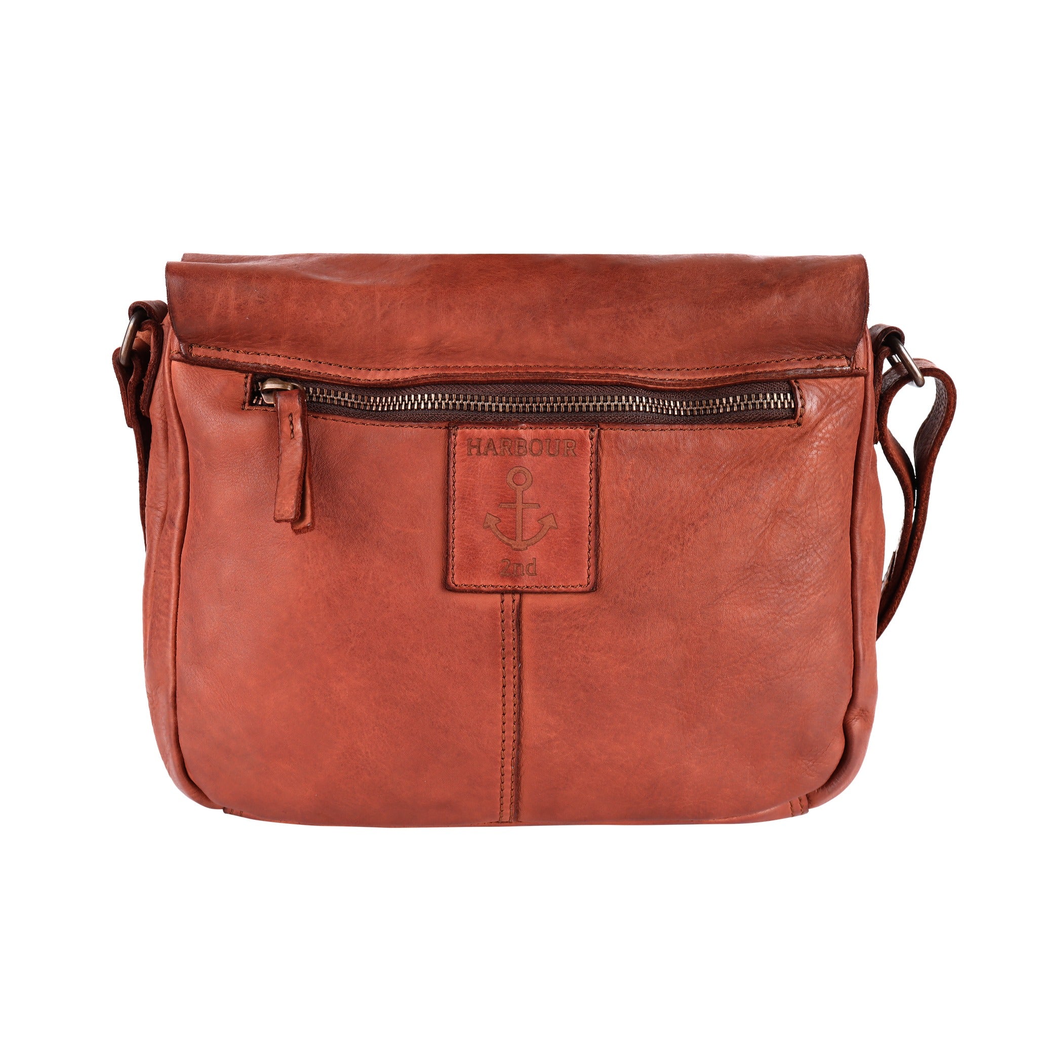 Harbour 2nd Überschlagtasche ROSI Leder cognac