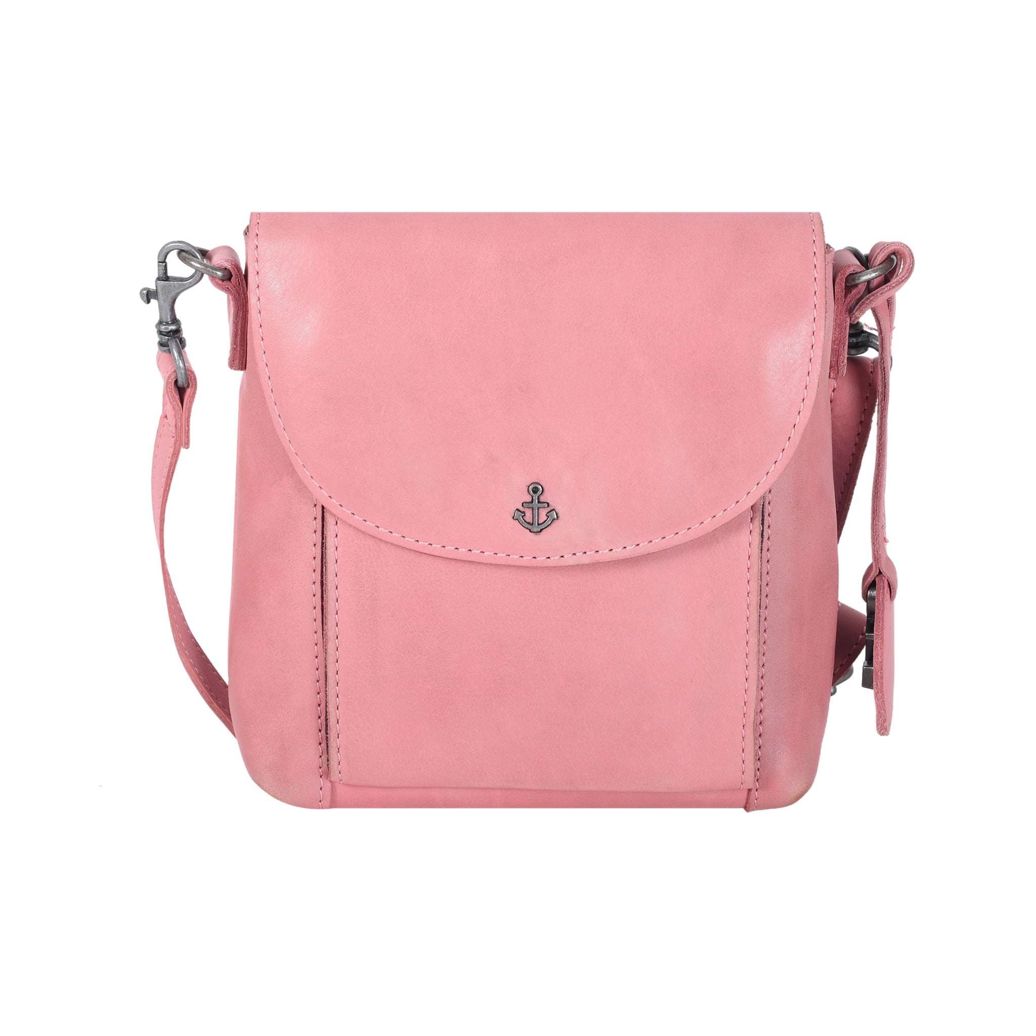 Harbour 2nd Überschlagtasche IBEN Leder flamingo
