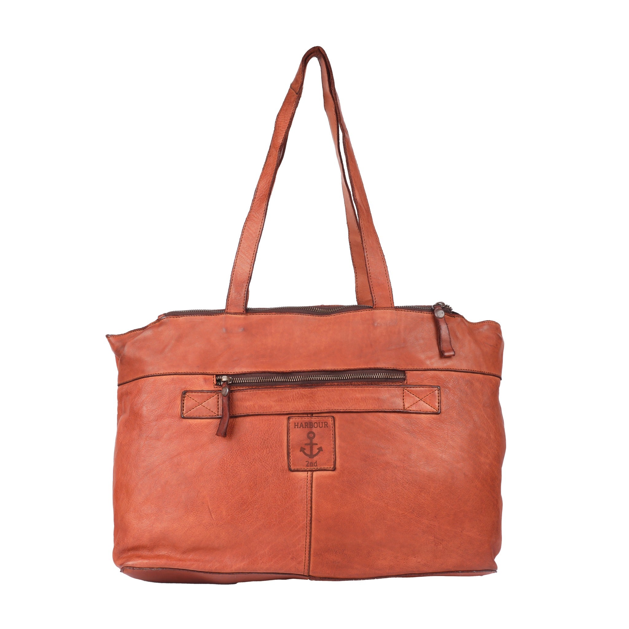 Harbour 2nd Business-Shopper JORDAN Leder cognac