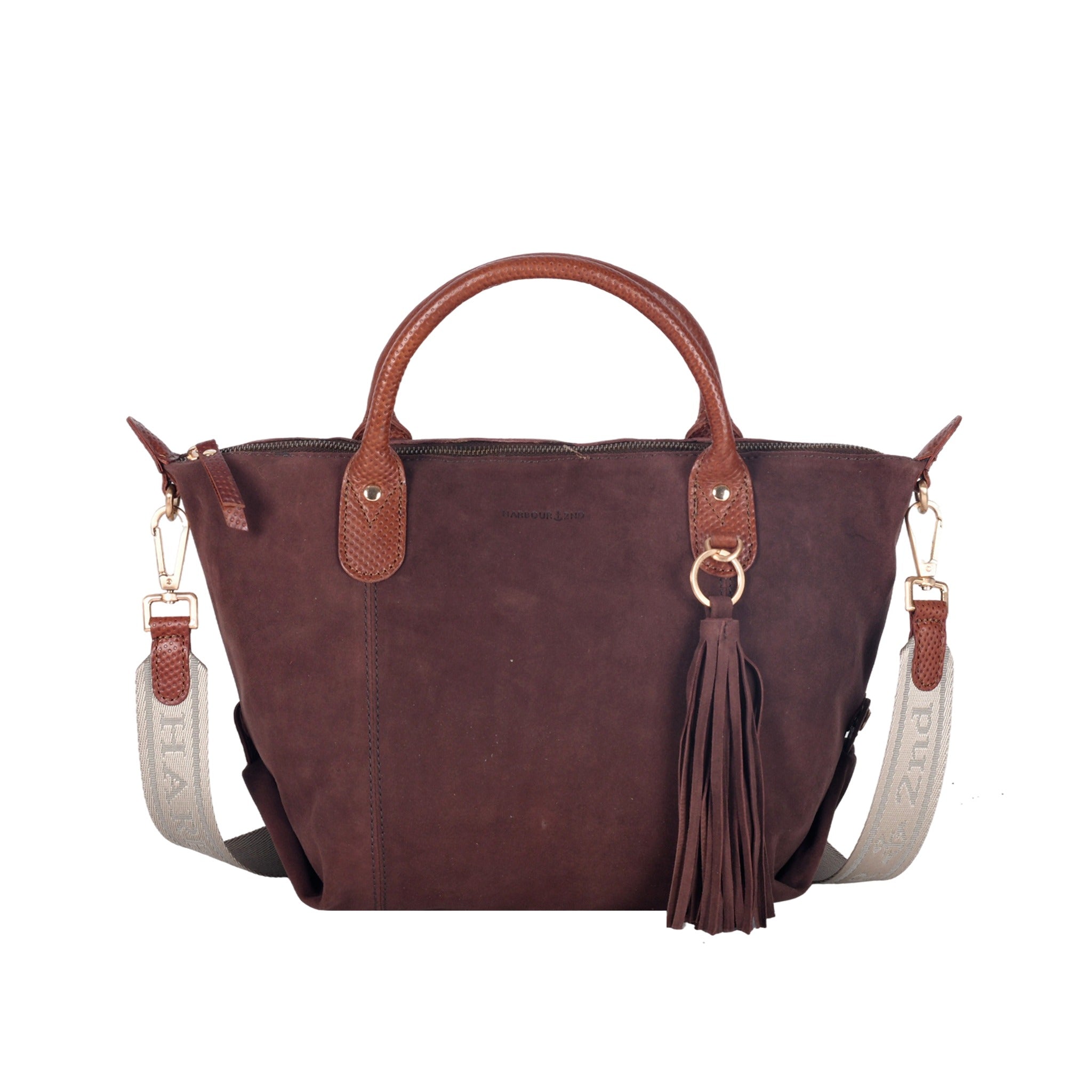 Hamled Kurzgrifftasche SOFIA M Velourleder