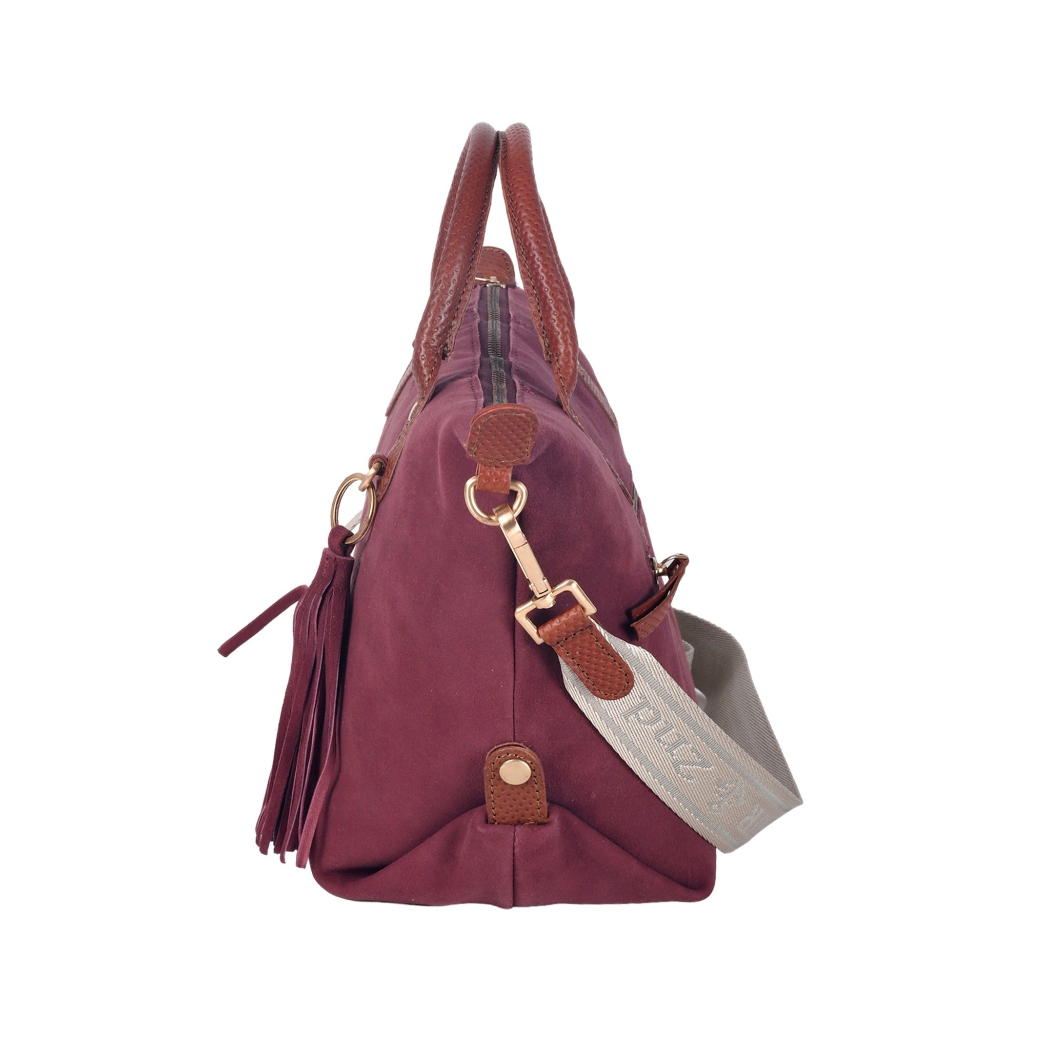 Hamled Kurzgrifftasche SOFIA M Velourleder