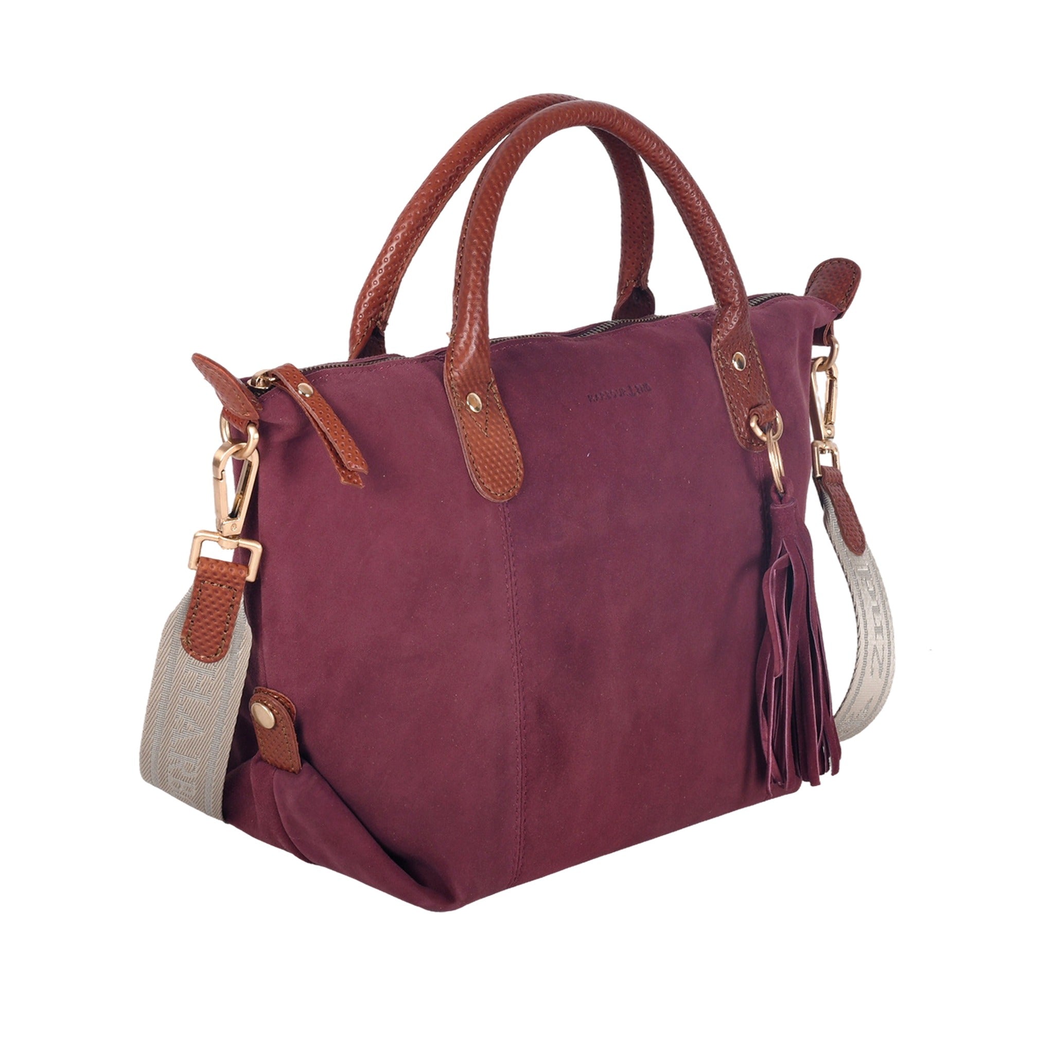 Hamled Kurzgrifftasche SOFIA M Velourleder