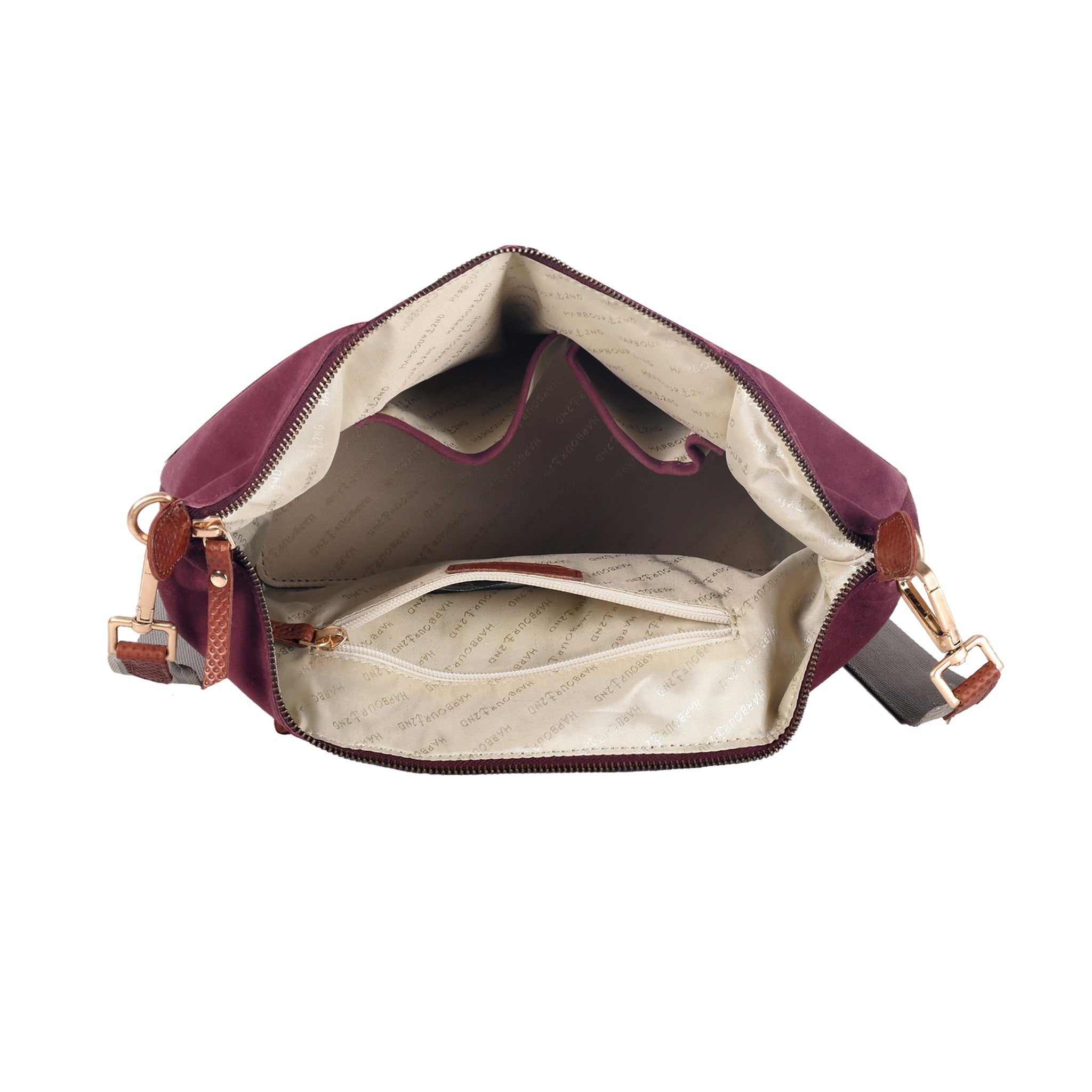 Hamled Kurzgrifftasche SOFIA M Velourleder