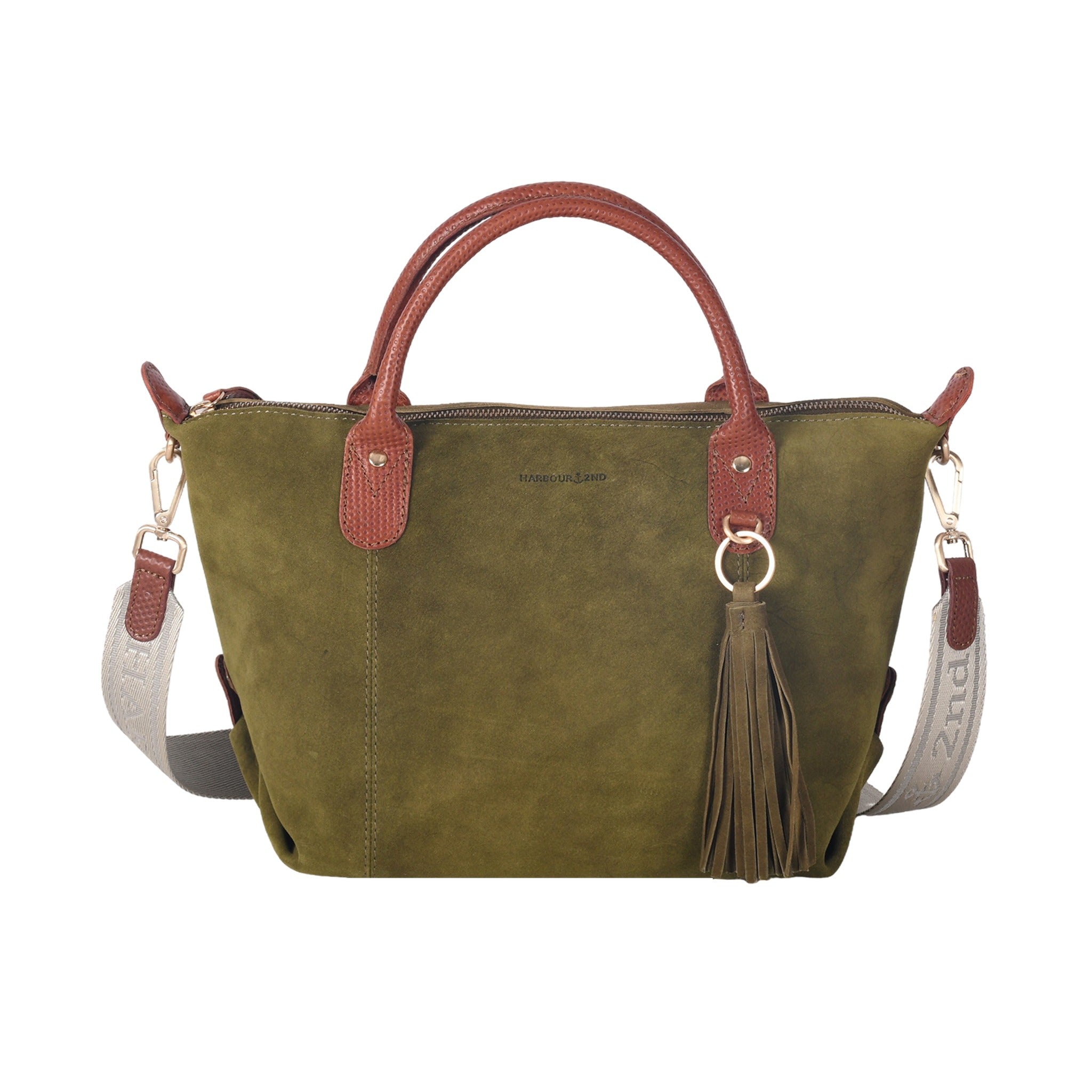 Hamled Kurzgrifftasche SOFIA M Velourleder