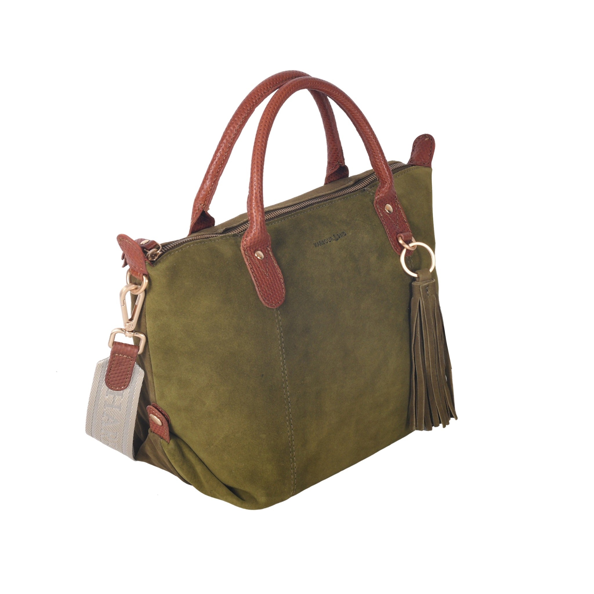 Hamled Kurzgrifftasche SOFIA M Velourleder