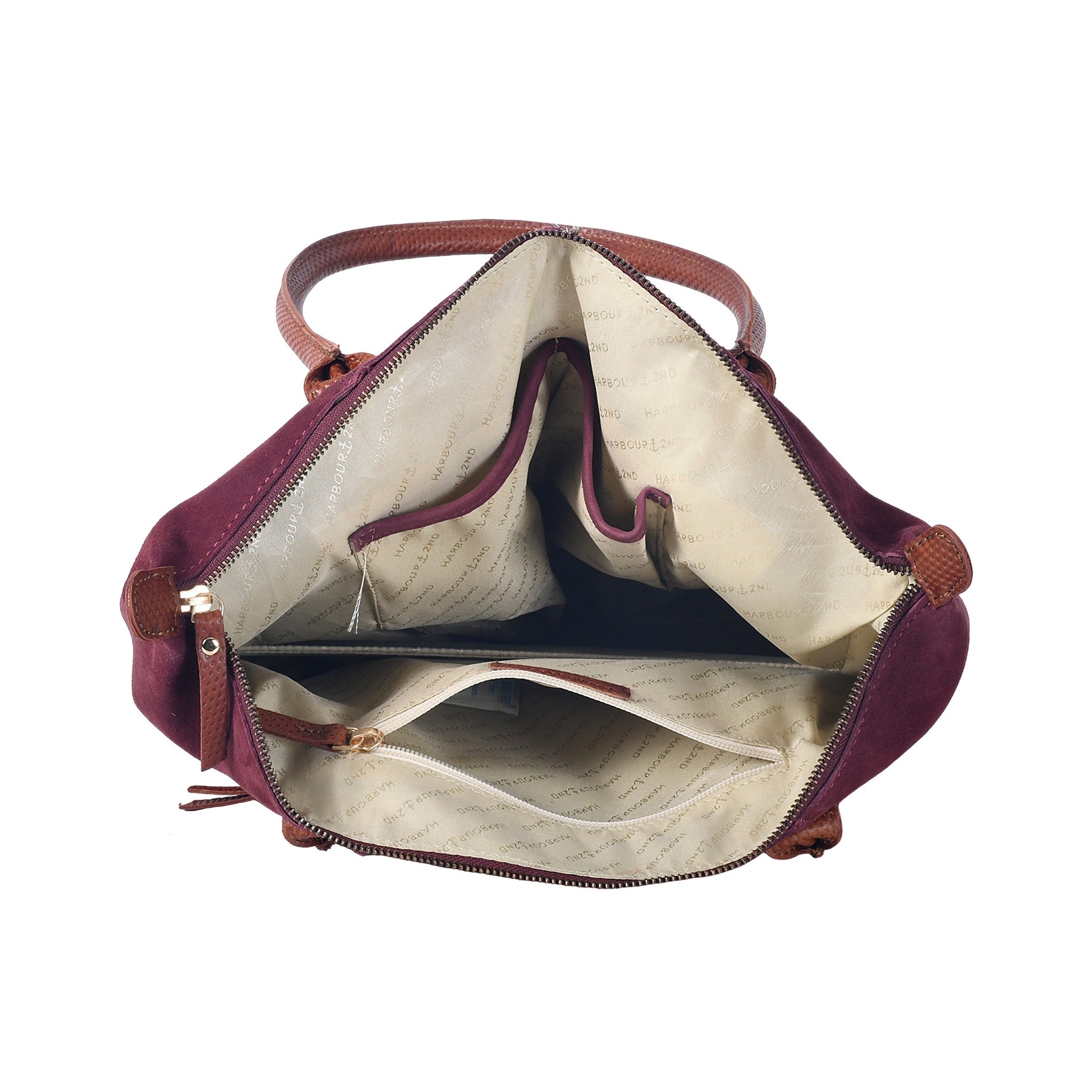 Hamled Shopper SOFIA L Velourleder