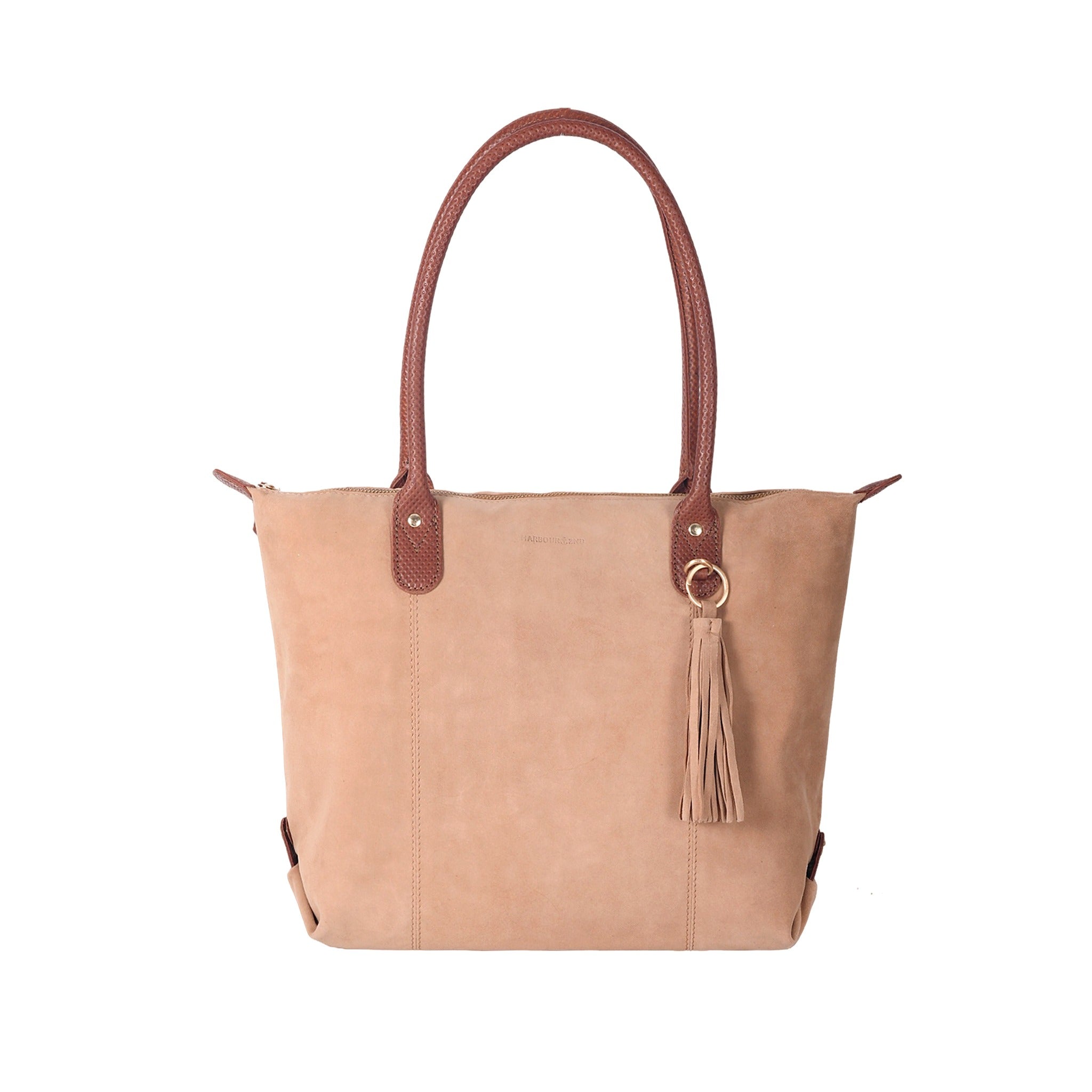 Hamled Shopper SOFIA L Velourleder