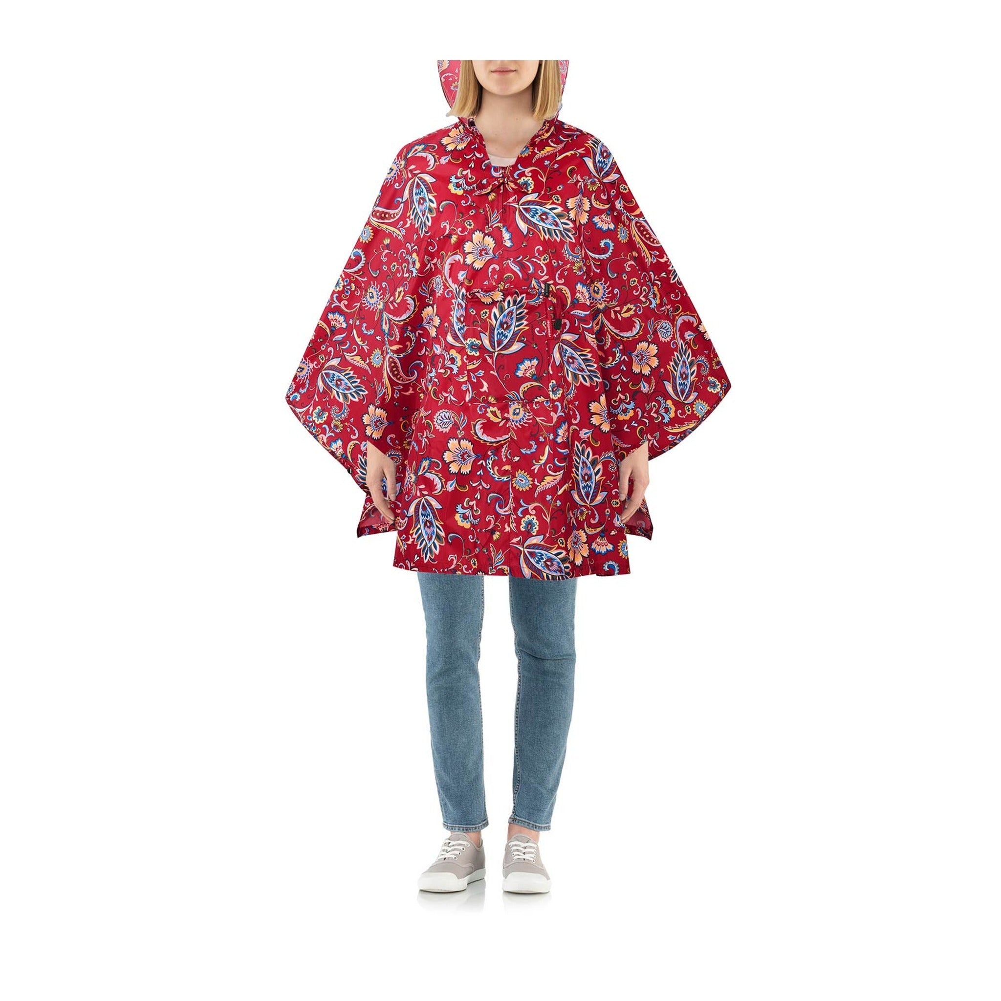 Reisenthel mini maxi poncho paisley ruby