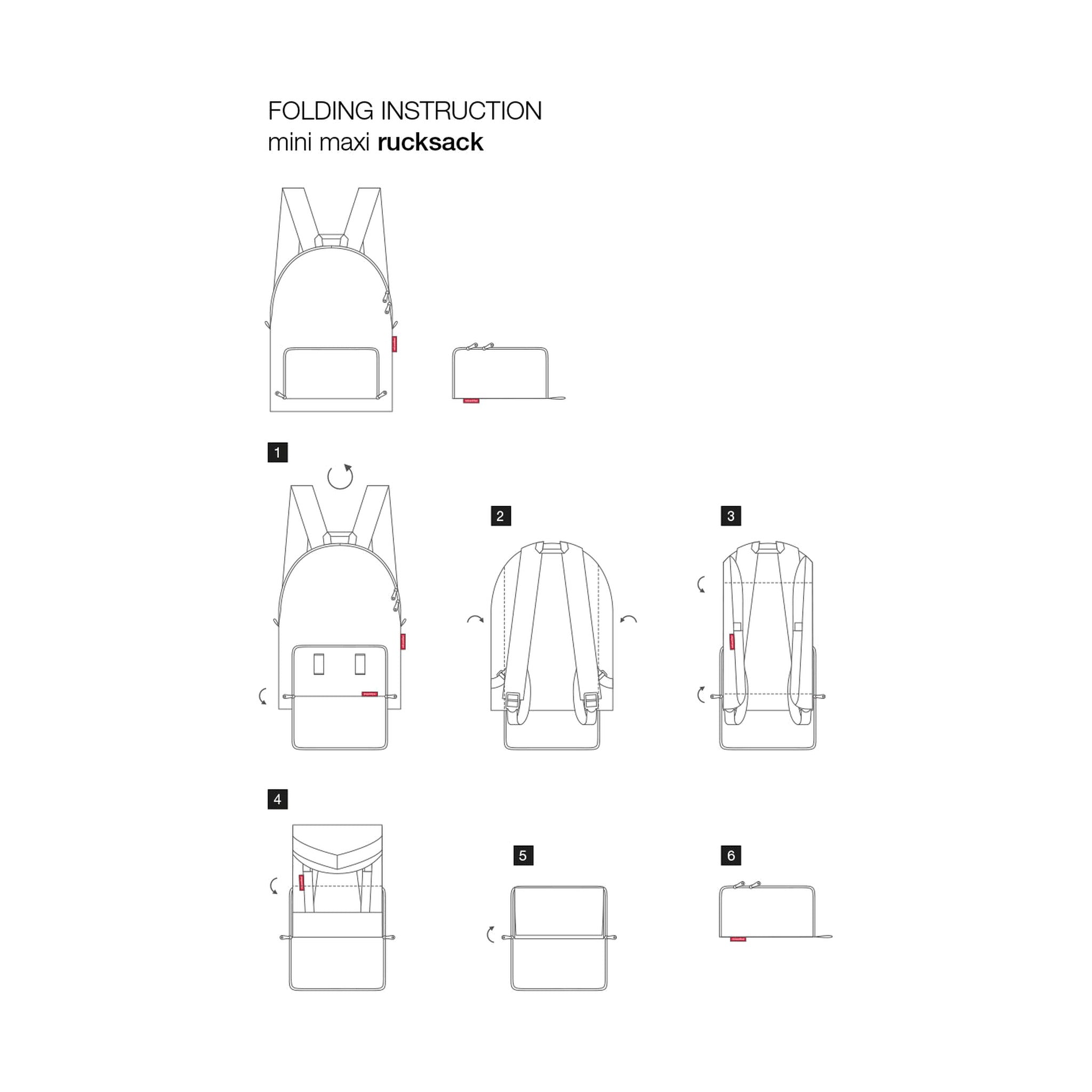 Reisenthel mini maxi rucksack black