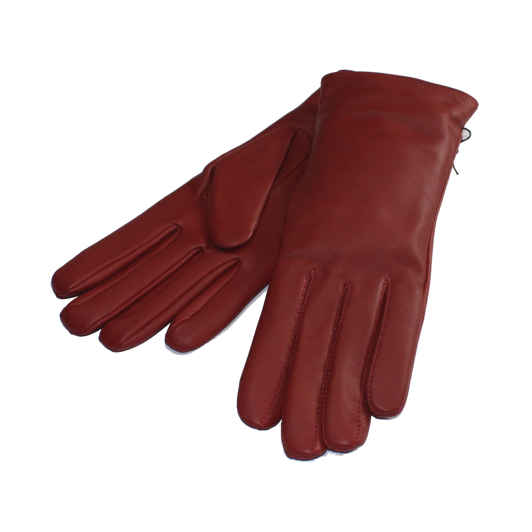 Roeckl Da. Handschuhe Leder Calssic Wool rot Gr. 8