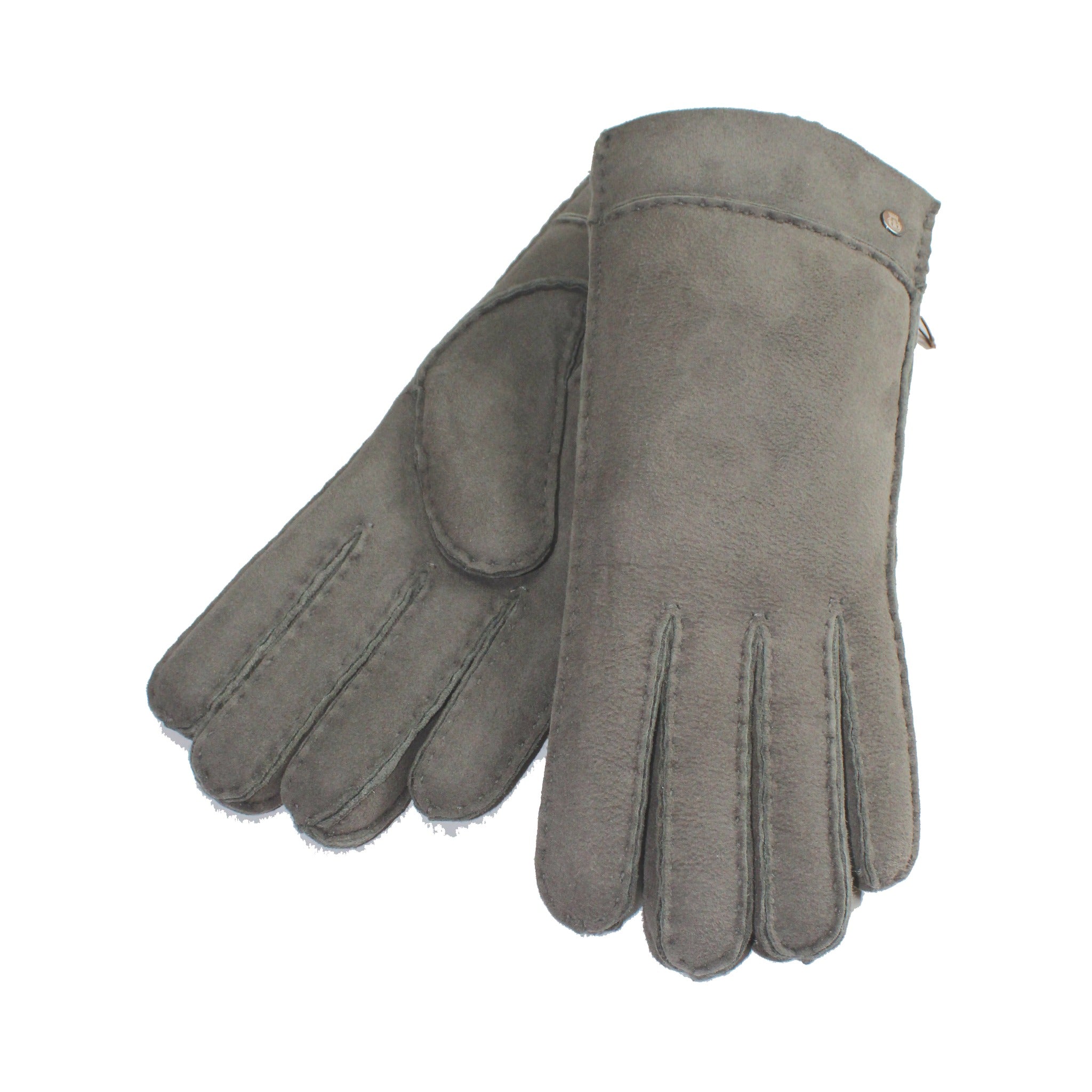 ROECKL Damenhandsche Lammfellfutter stone  Gr. 8,5