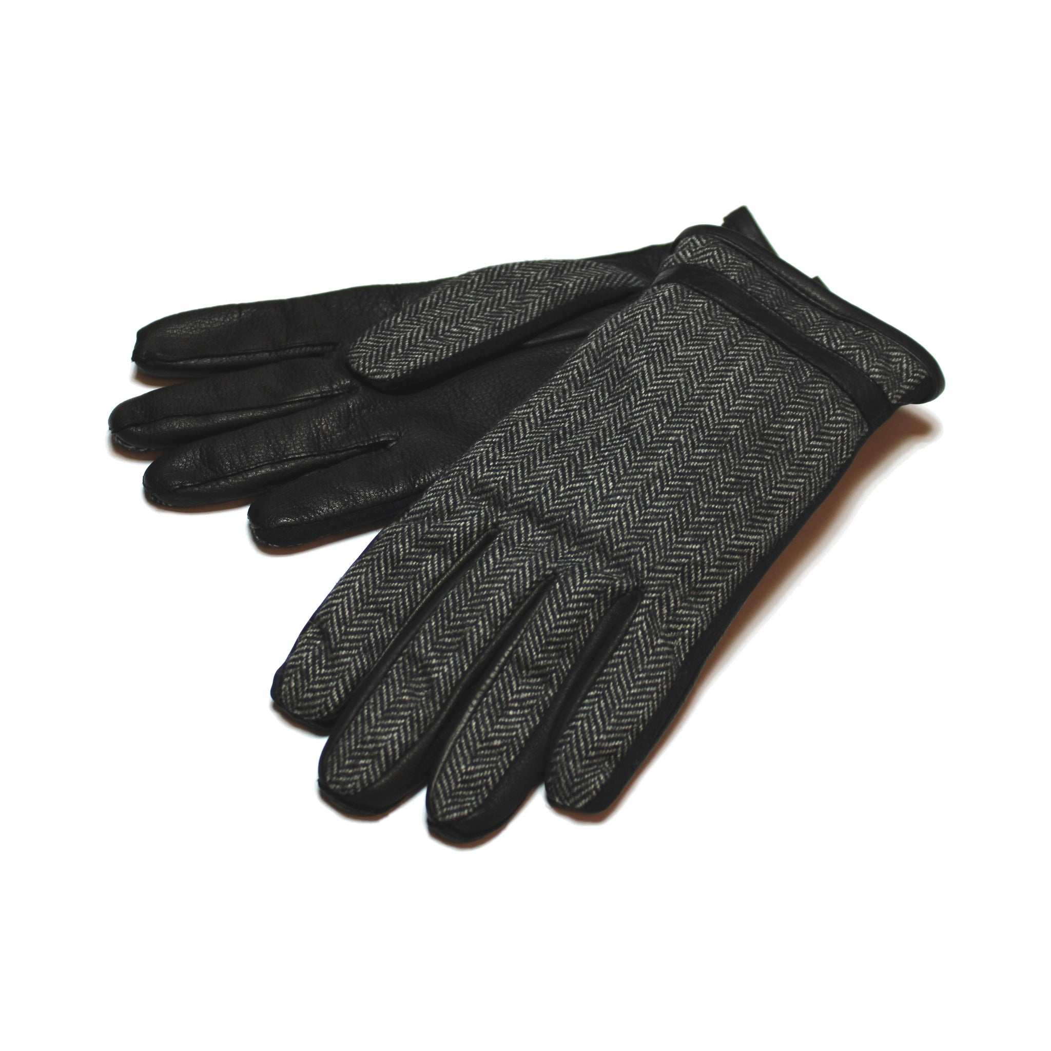 Roeckl He. Handschuh Heringbone black Gr. 9