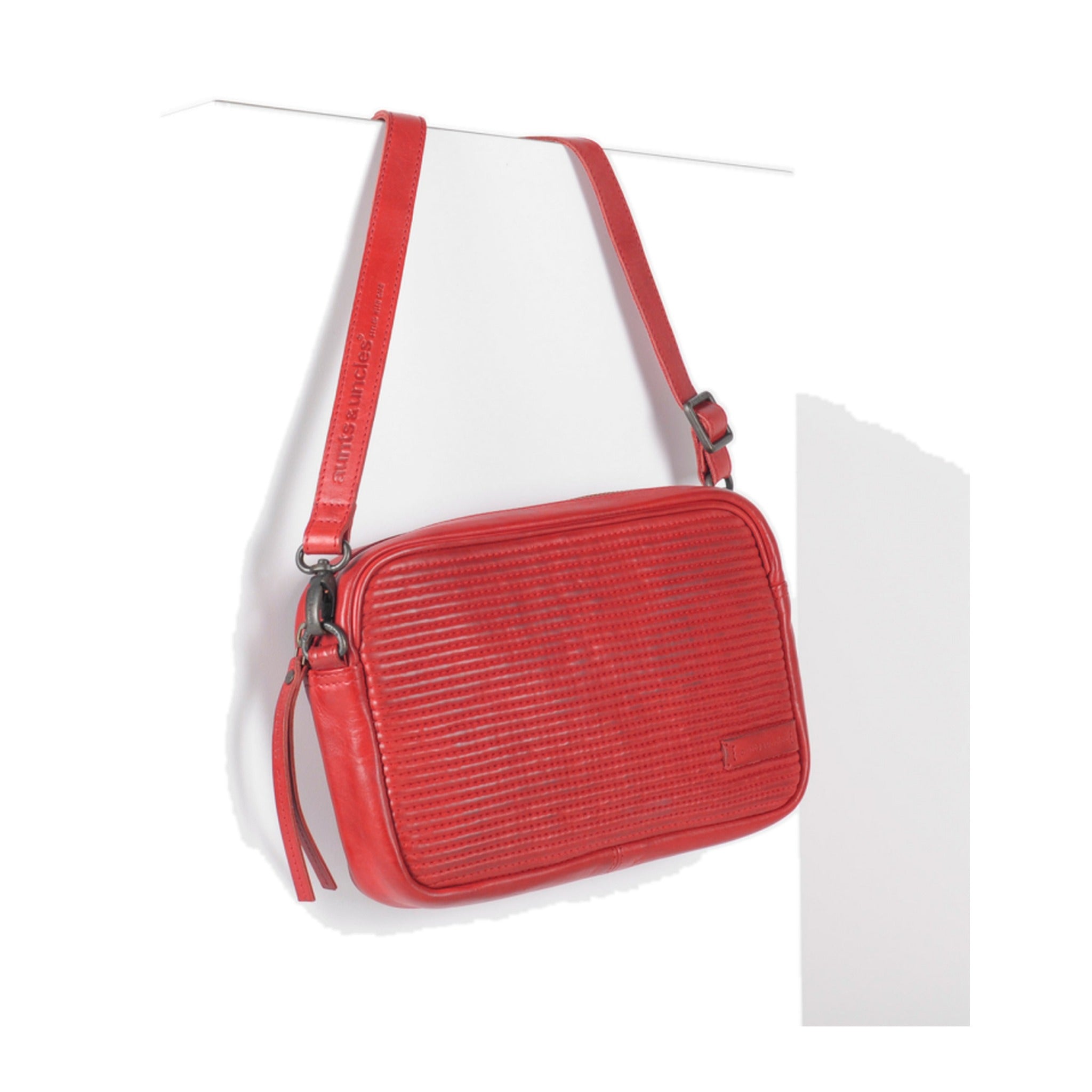 a&u Blackberry-Quilt/RAC Reißverschlusstasche racing red "Jamie´s Orchard-Quilt"