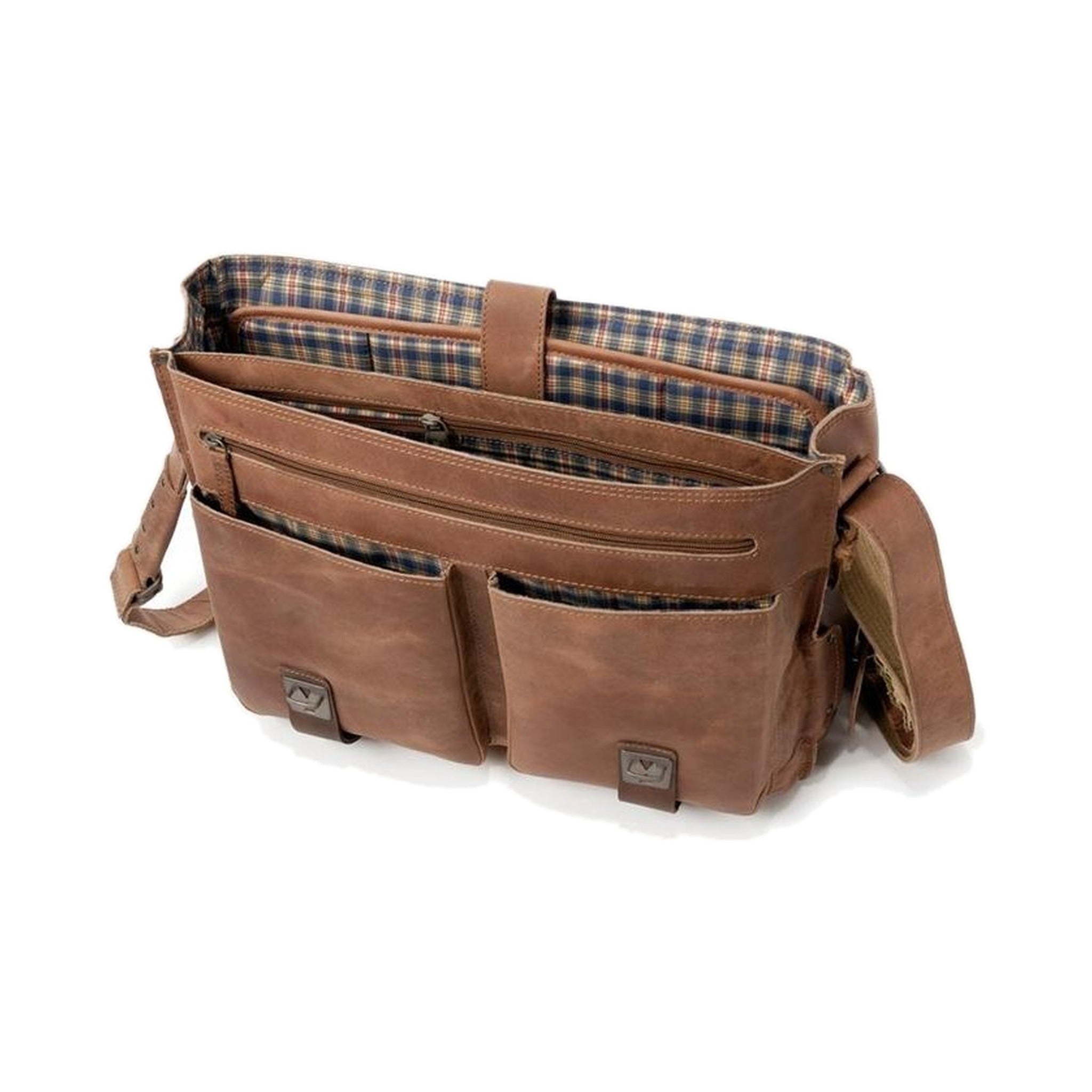 a&u DAN / VT Postbag L vintage tan "Hunter"