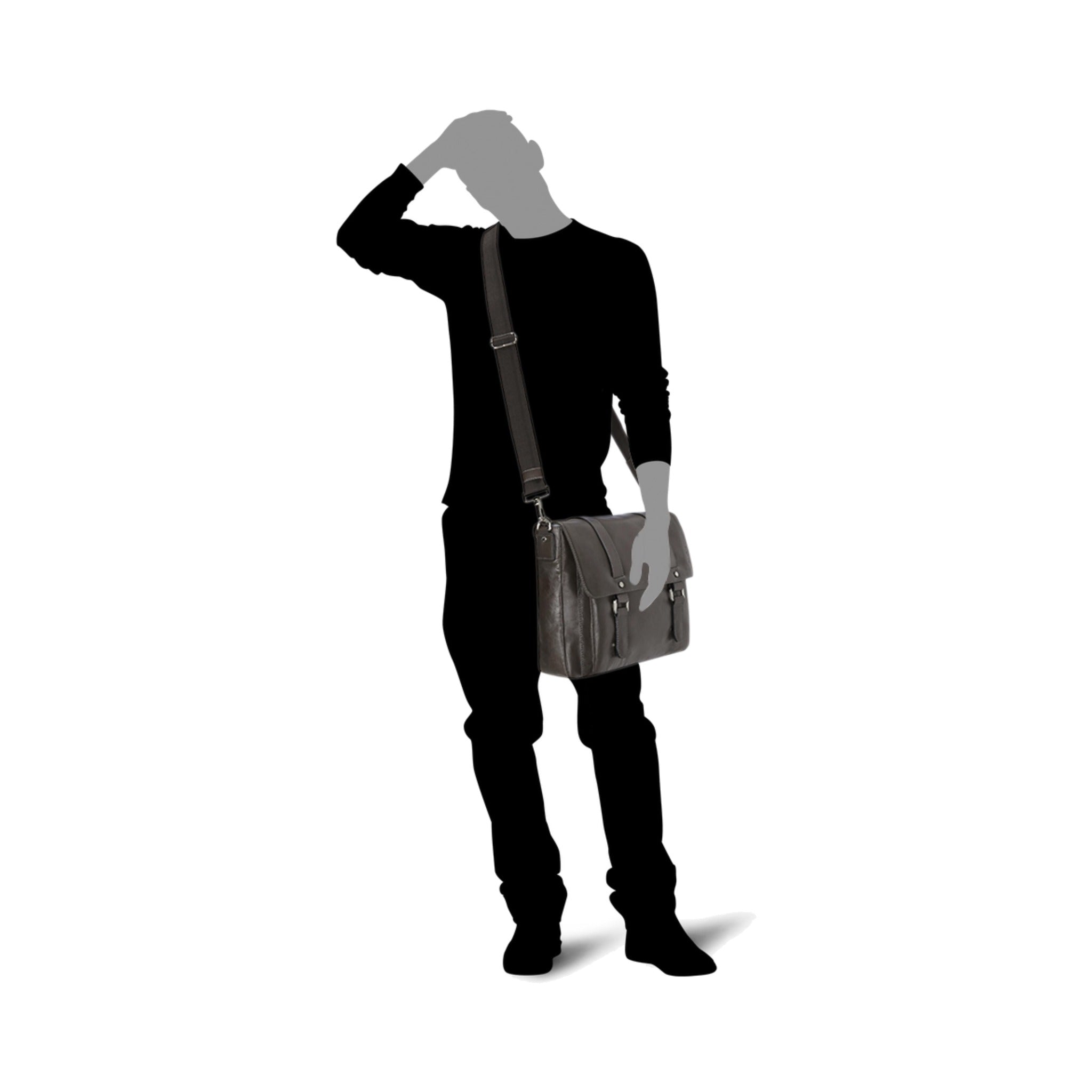 PICARD BUDDY GRAPHIT Männertasche Leder