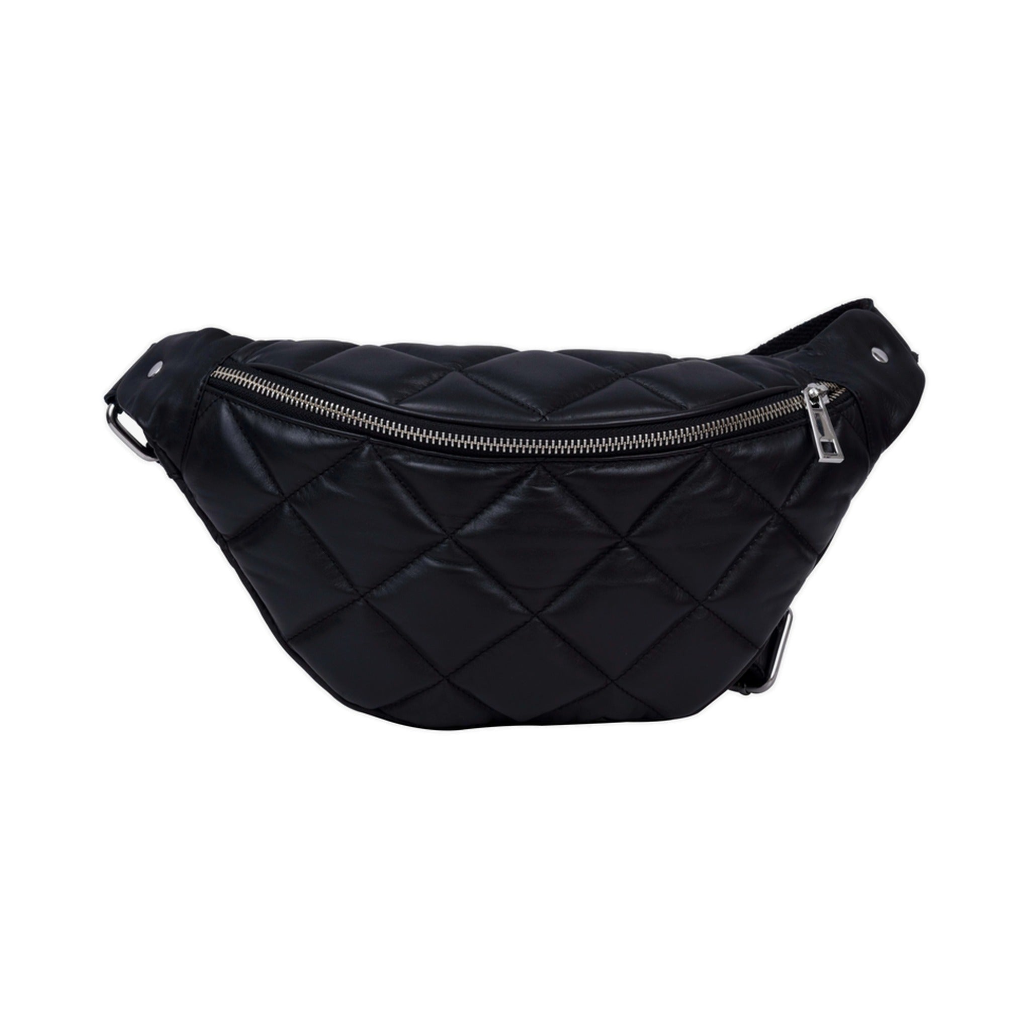 ADAX Amalfi Gürteltasche DESIREE gesteppt black