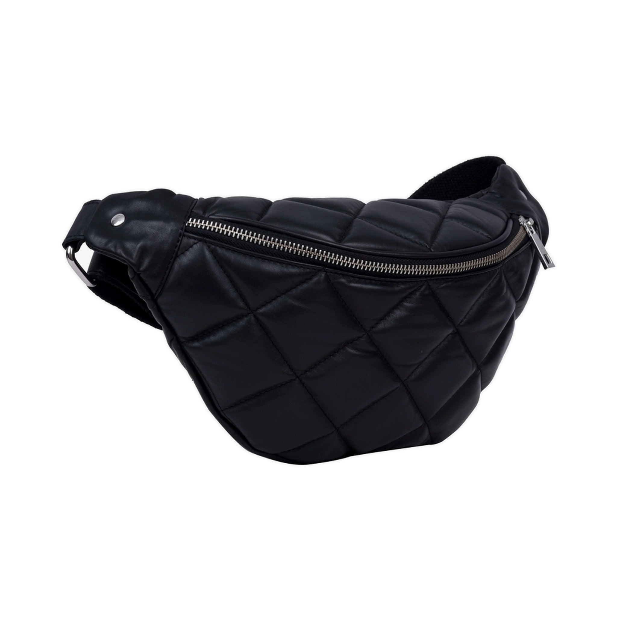 ADAX Amalfi Gürteltasche DESIREE gesteppt black