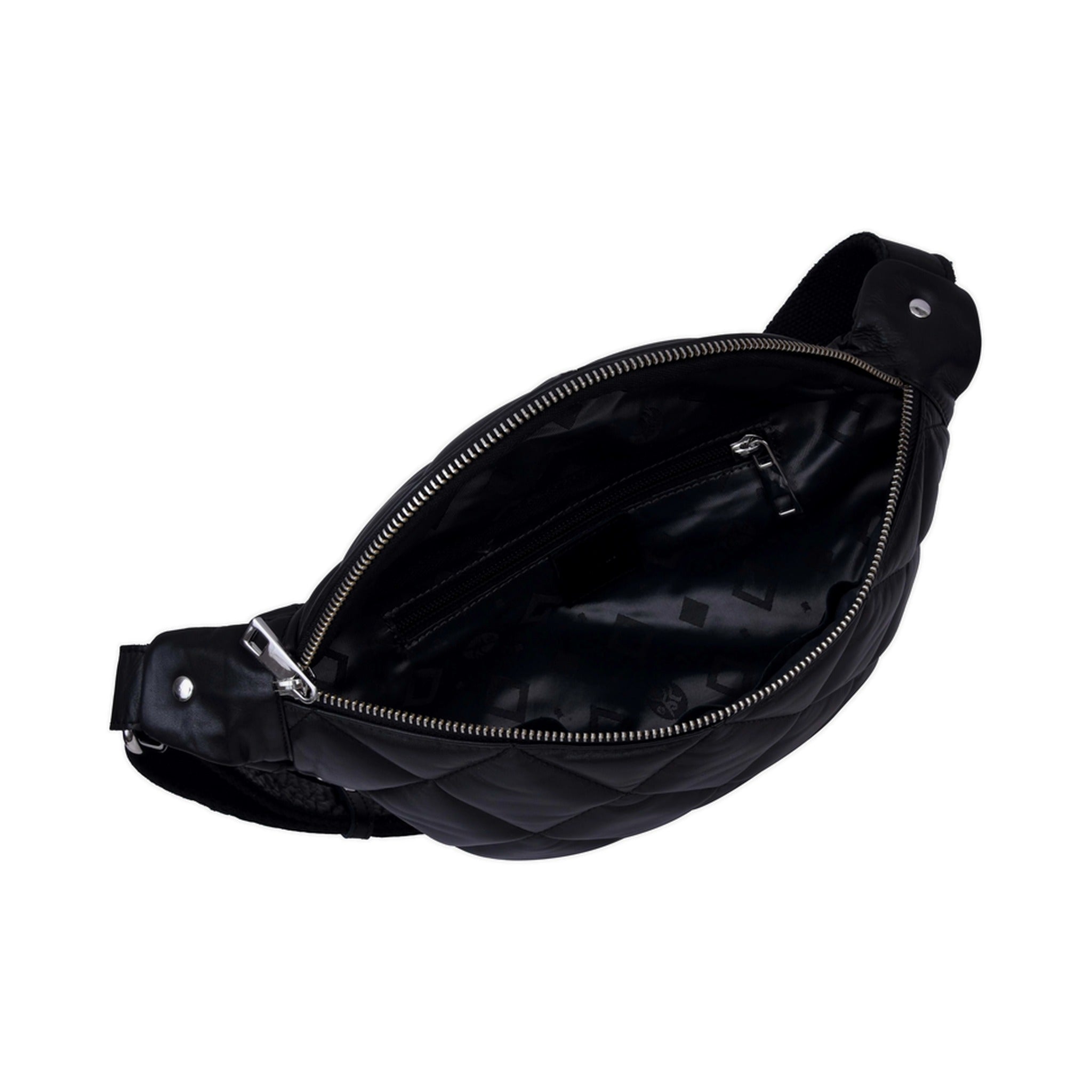 ADAX Amalfi Gürteltasche DESIREE gesteppt black