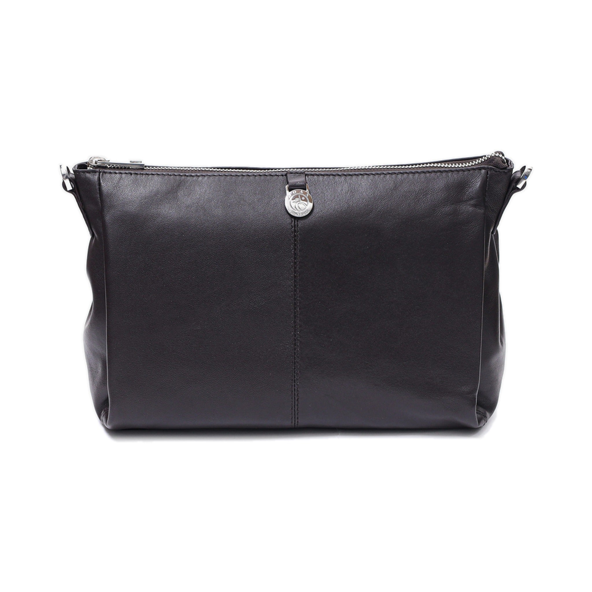 ADAX Larissa Reißverschlusstasche CAROLINE dark brown