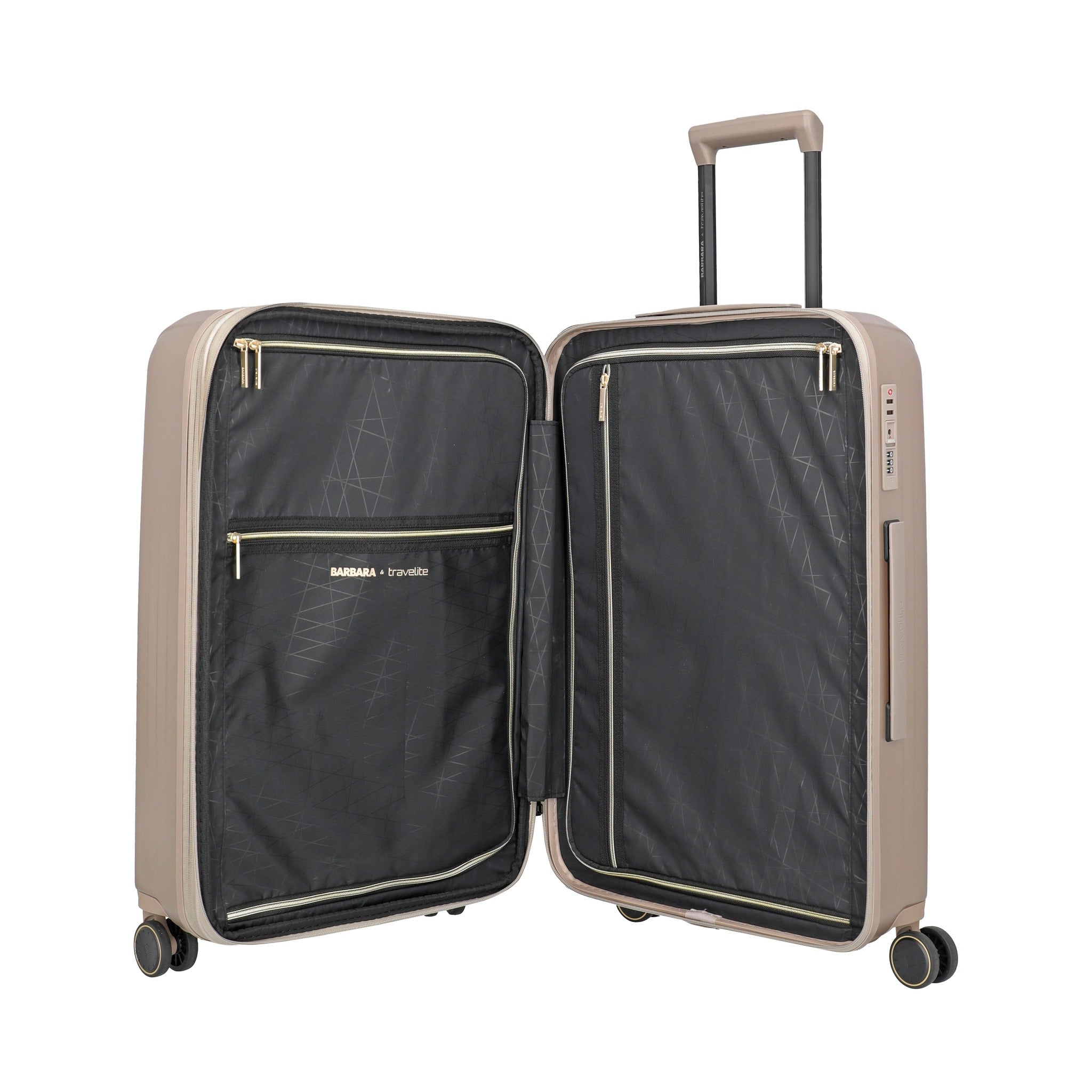 Travelite BARBARA NOVELTY 4w Trolley M  Satin Nude