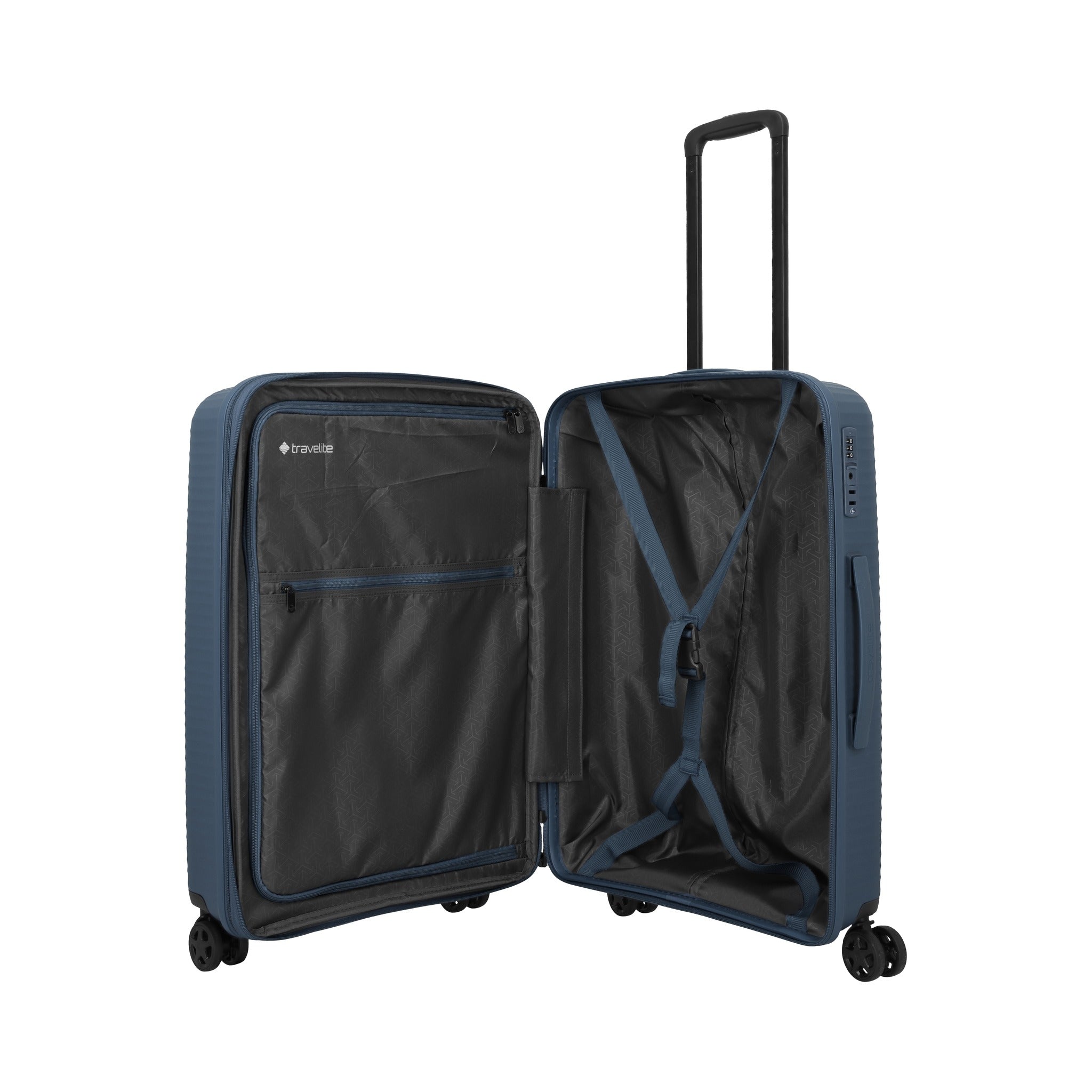 Travelite AIR STRIPE Trolley 4w M exp.