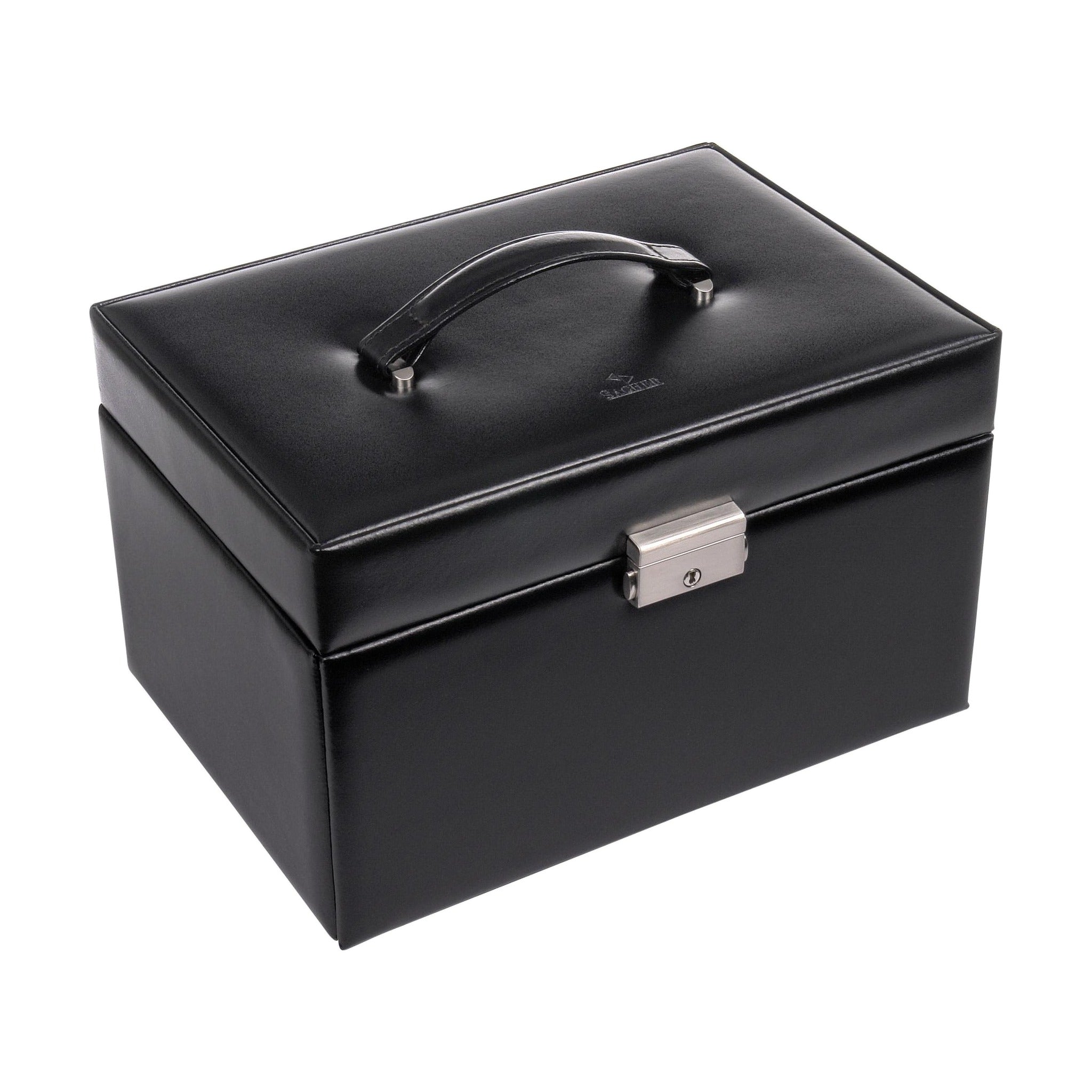SACHER Schmuckkasten KATJA Leder schwarz