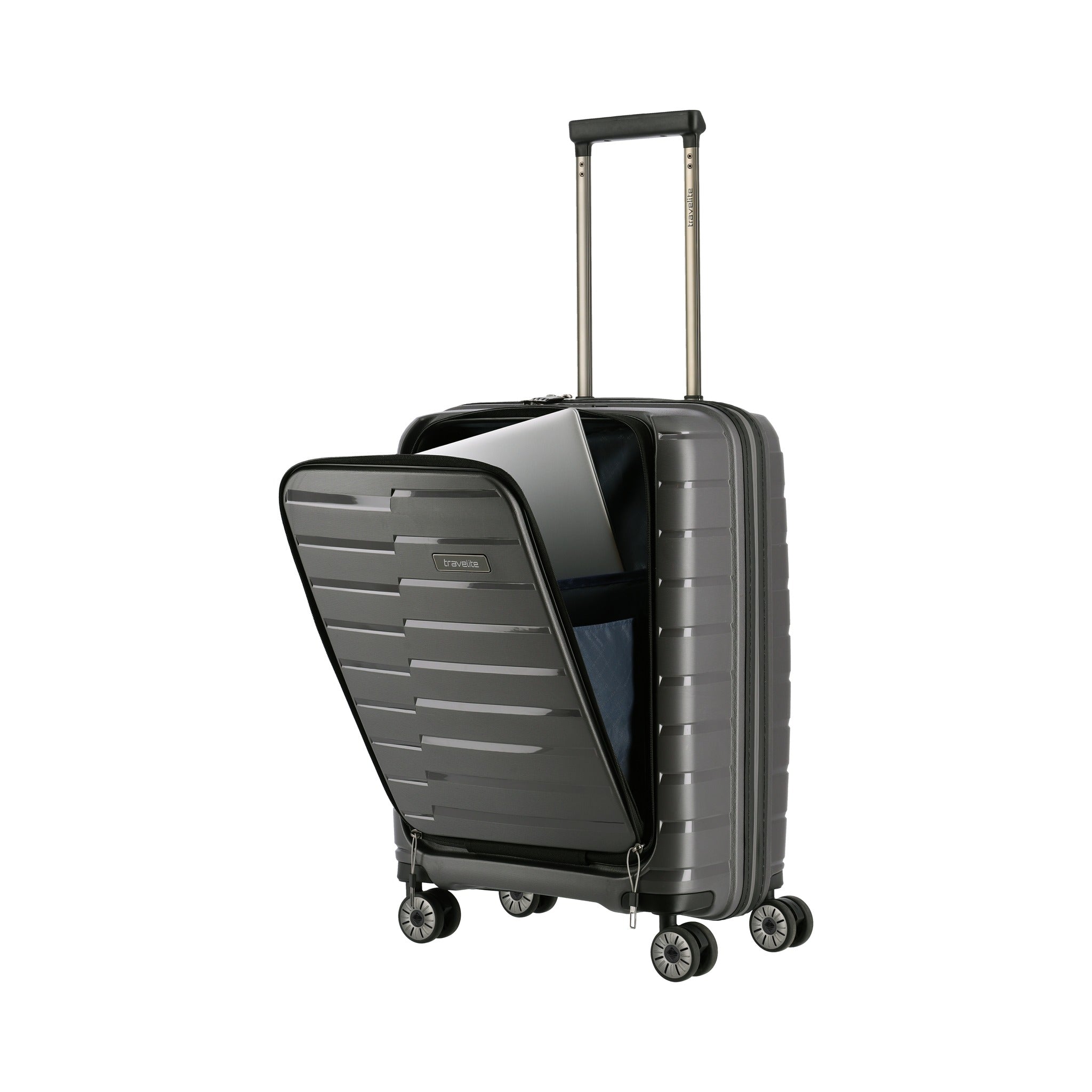 Travelite AIR BASE Trolley 4w S Front Pocket