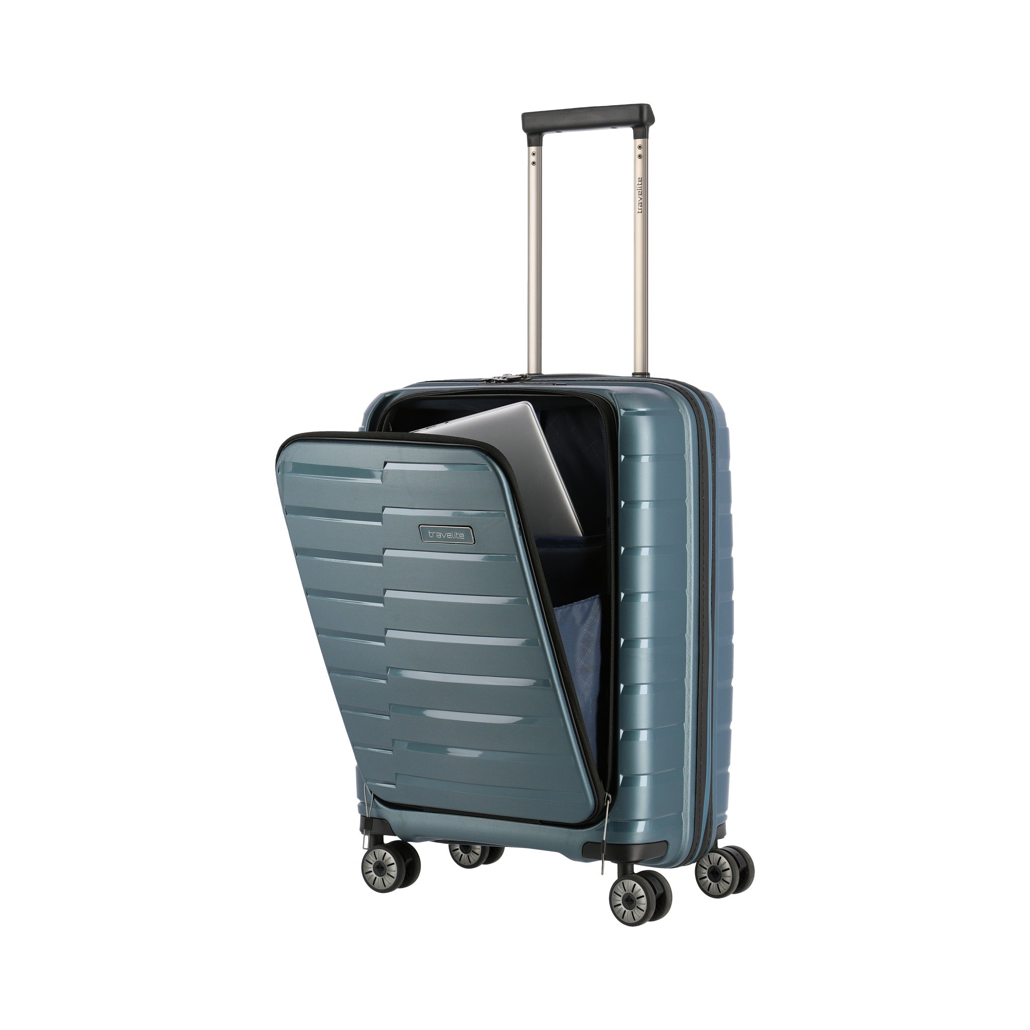 Travelite AIR BASE Trolley 4w S Front Pocket