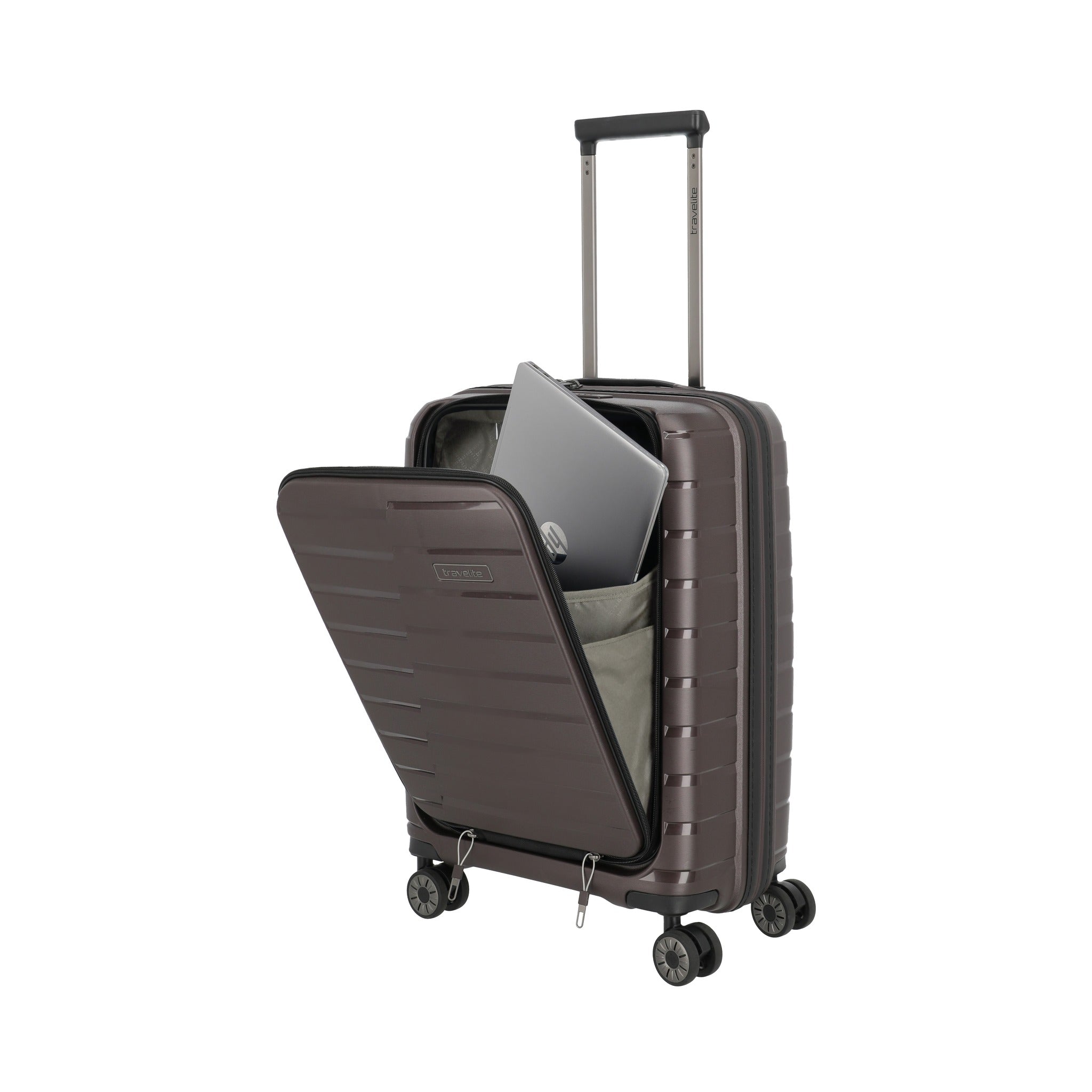 Travelite AIR BASE Trolley 4w S Front Pocket
