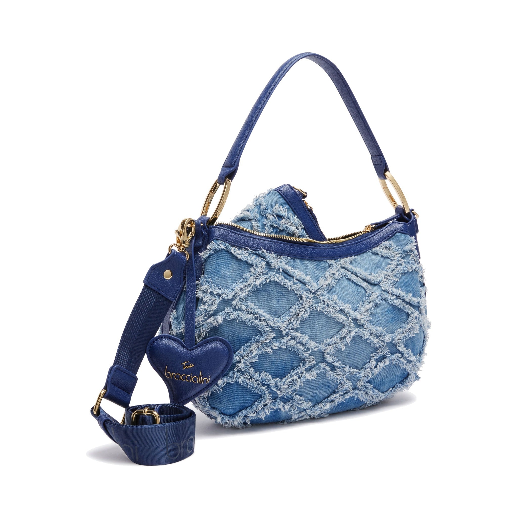 Braccialini Jeans Beutel blau