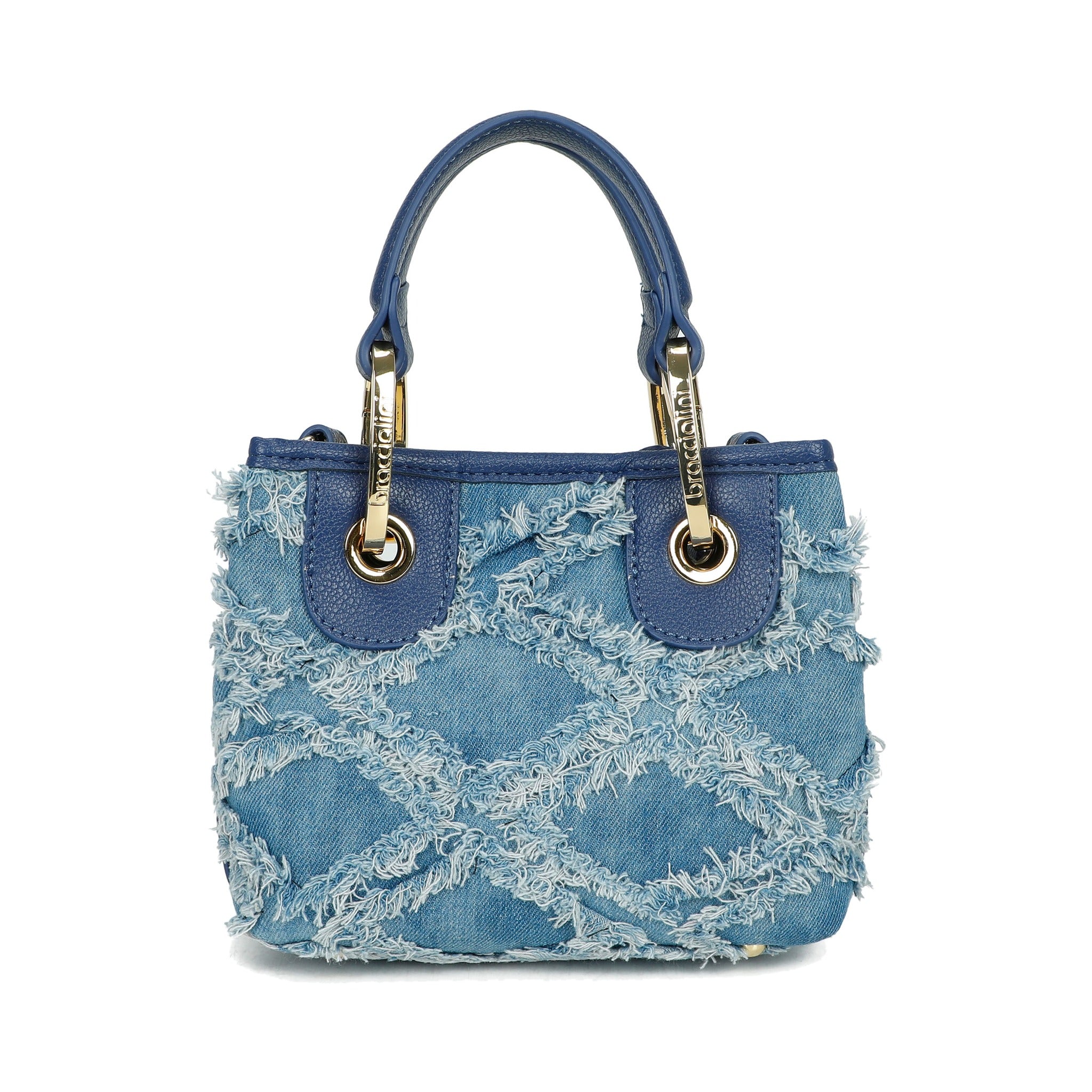 Braccialini Jeans Kurzgrifftasche blau