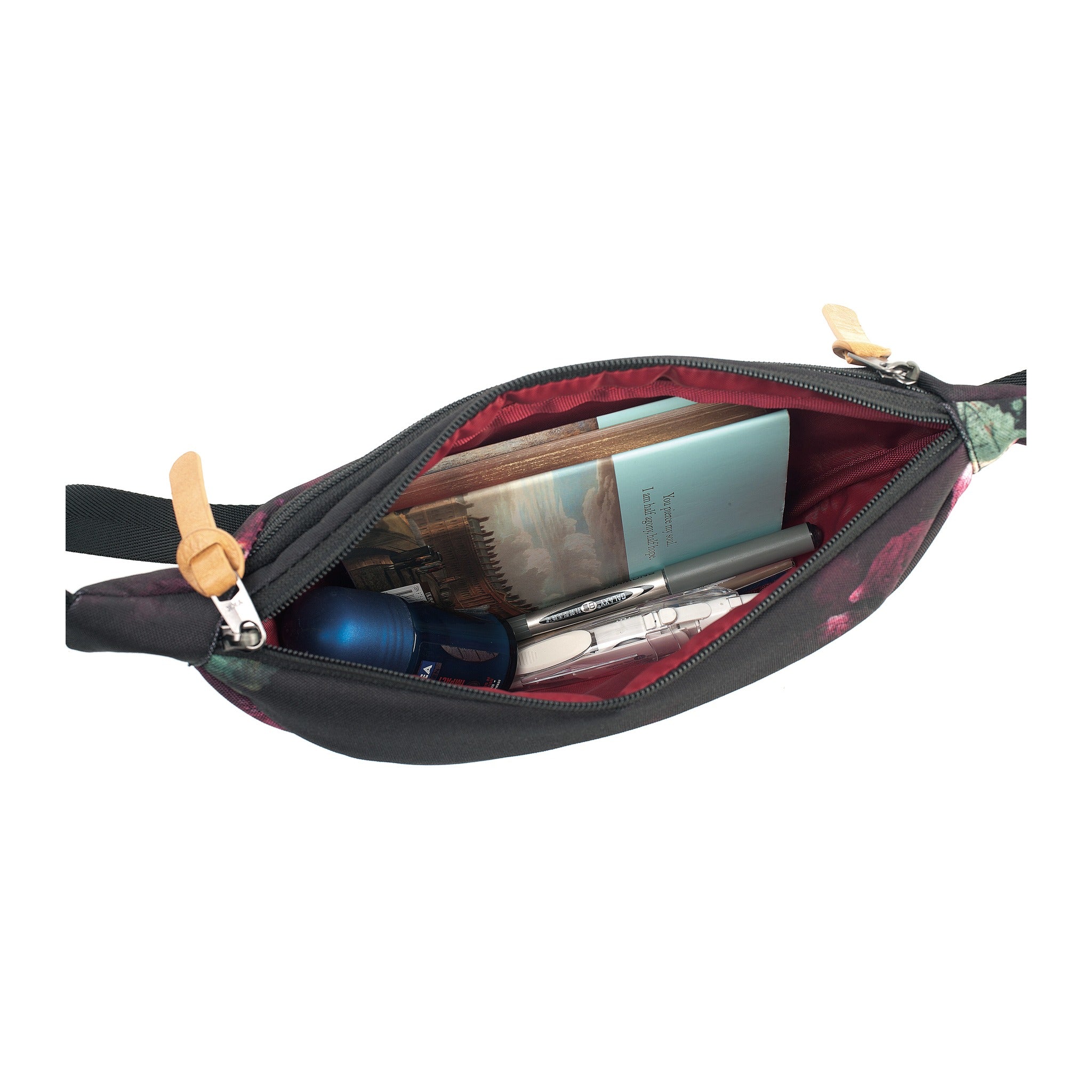 NITRO  HIP BAG BLACK ROSE