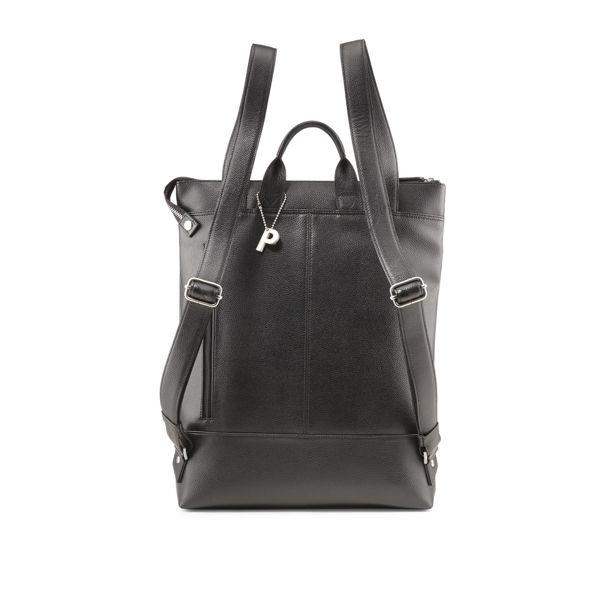 PICARD LUIS Lederrucksack SCHWARZ