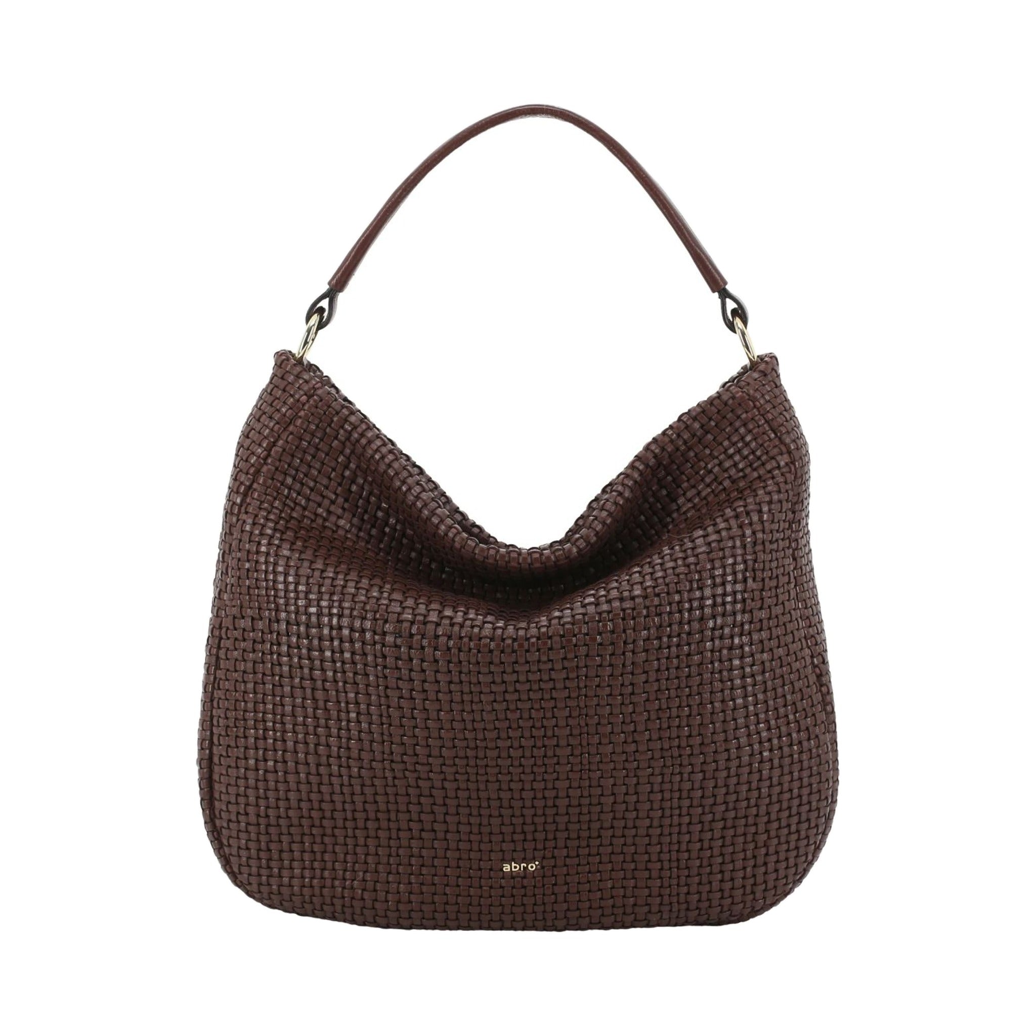 ABRO Beutel MIA small Leder Mini Eleonor dunkelbraun