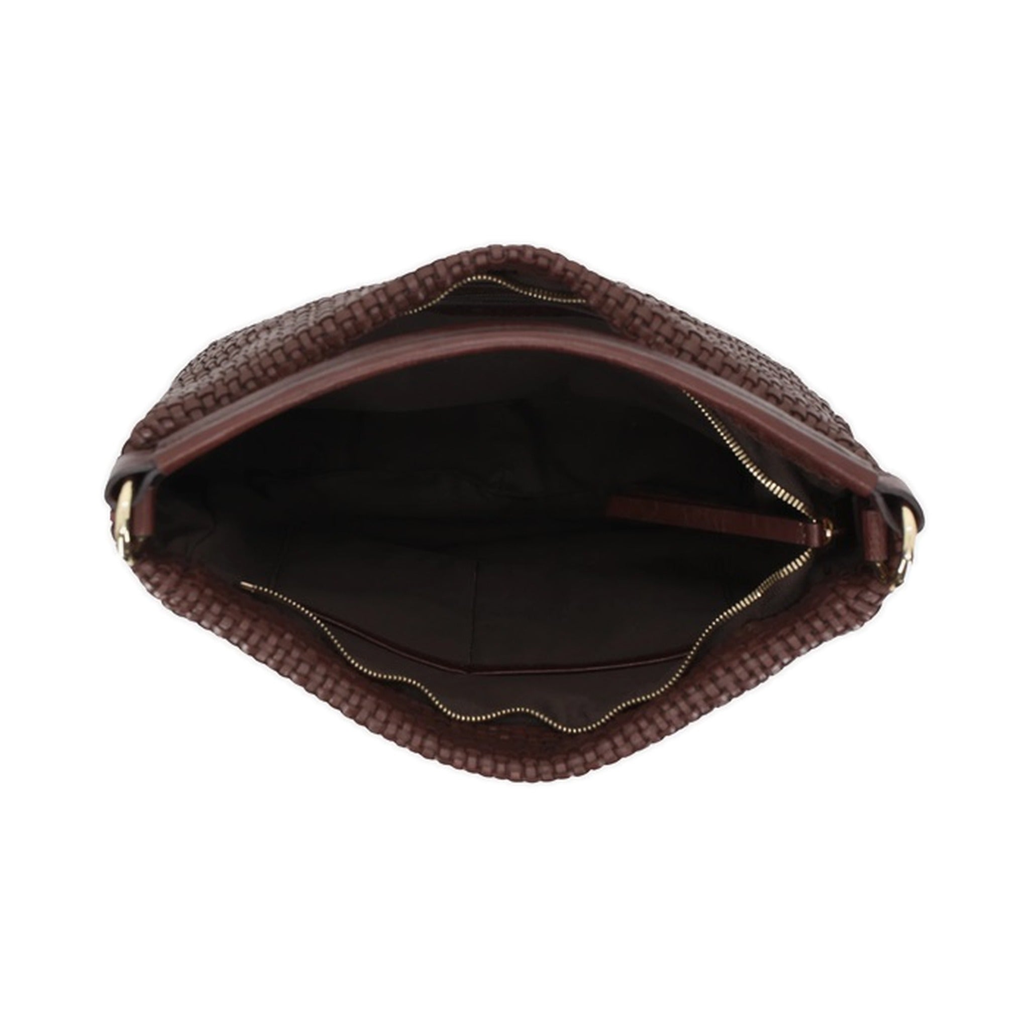 ABRO Beutel MIA small Leder Mini Eleonor dunkelbraun