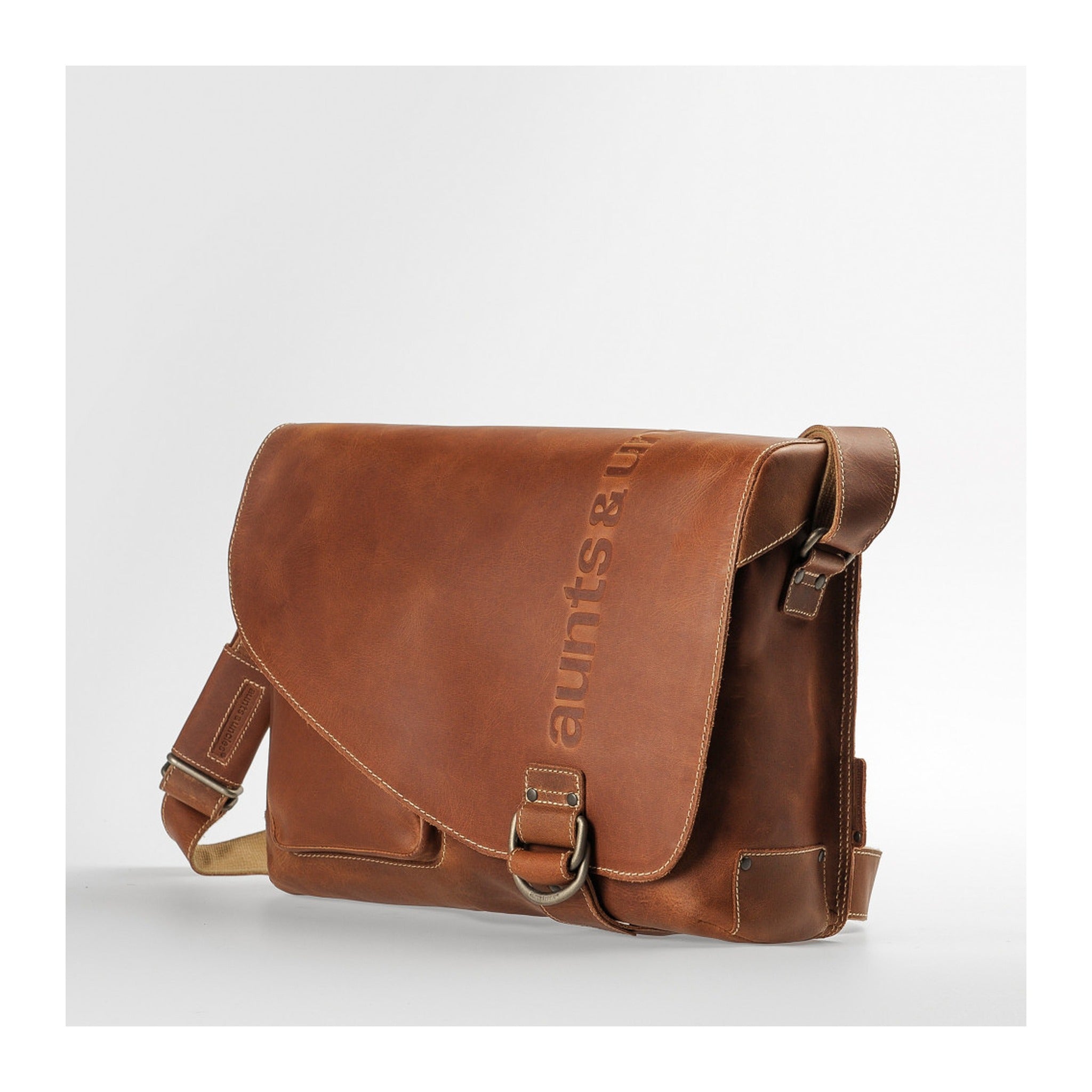 a&u MEDIUM JUDD/VT Postbag  vintage tan "Hunter"