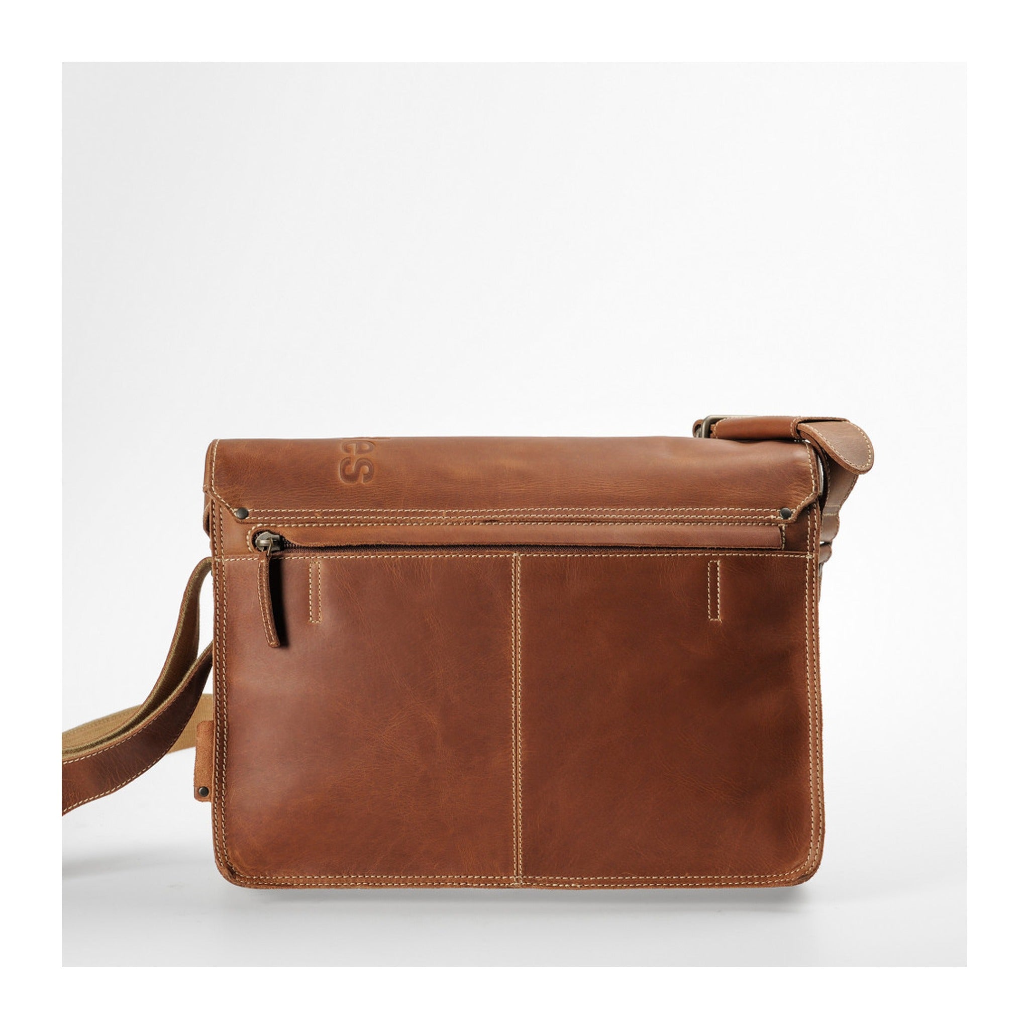 a&u MEDIUM JUDD/VT Postbag  vintage tan "Hunter"